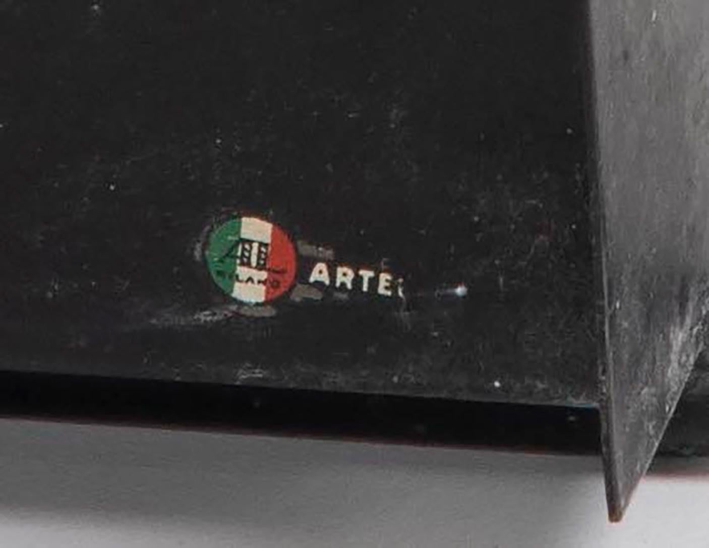 Metal Gino Sarfatti Floor lamp 1063 for Arteluce, Italian Design 1950s  For Sale