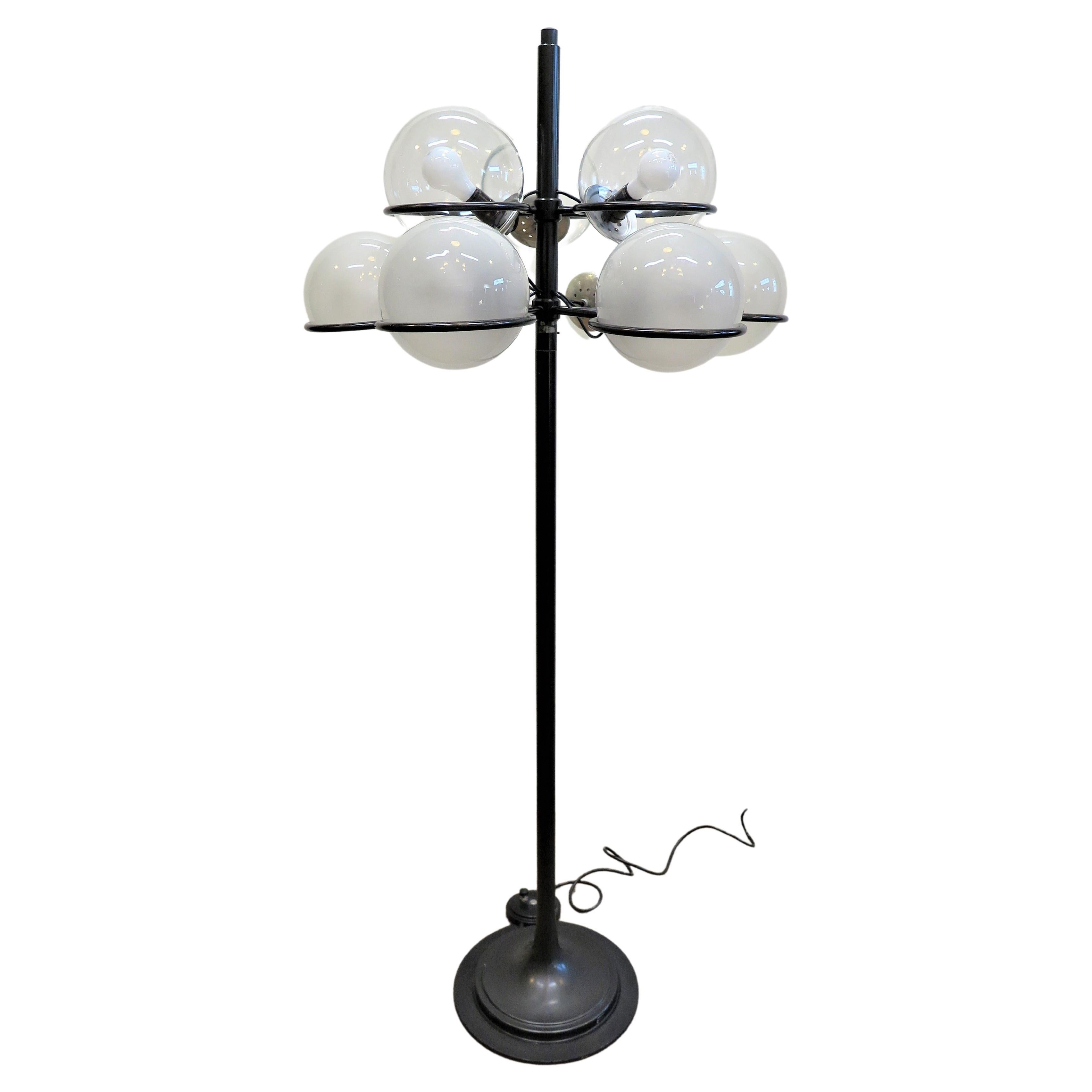 maksimere Frastødende Flad Gino Sarfatti Floor Lamp for Arteluce For Sale at 1stDibs