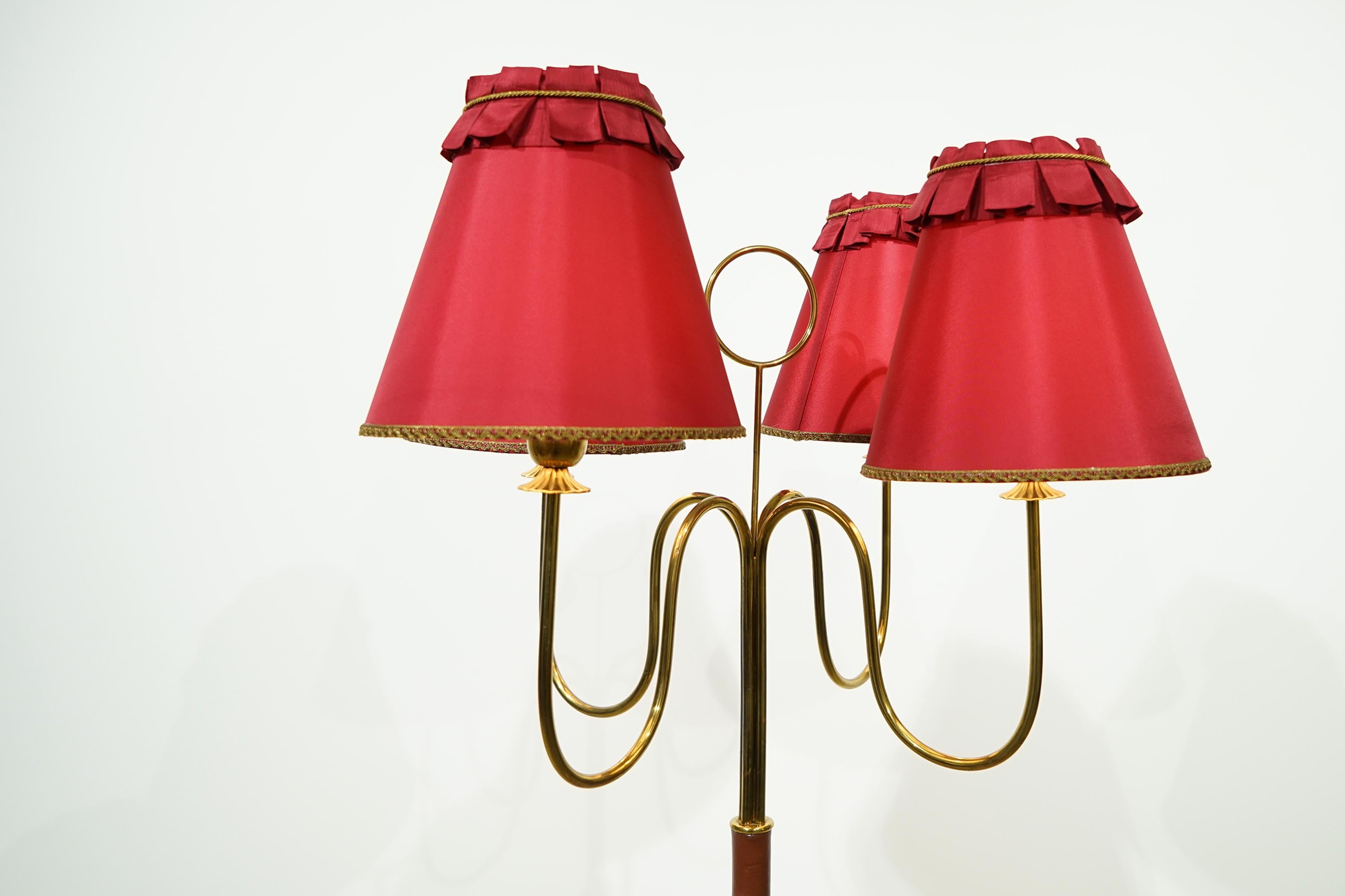 Polished Gino Sarfatti Floor Lamp Model No.1032, 1948, Arteluce/Italy For Sale