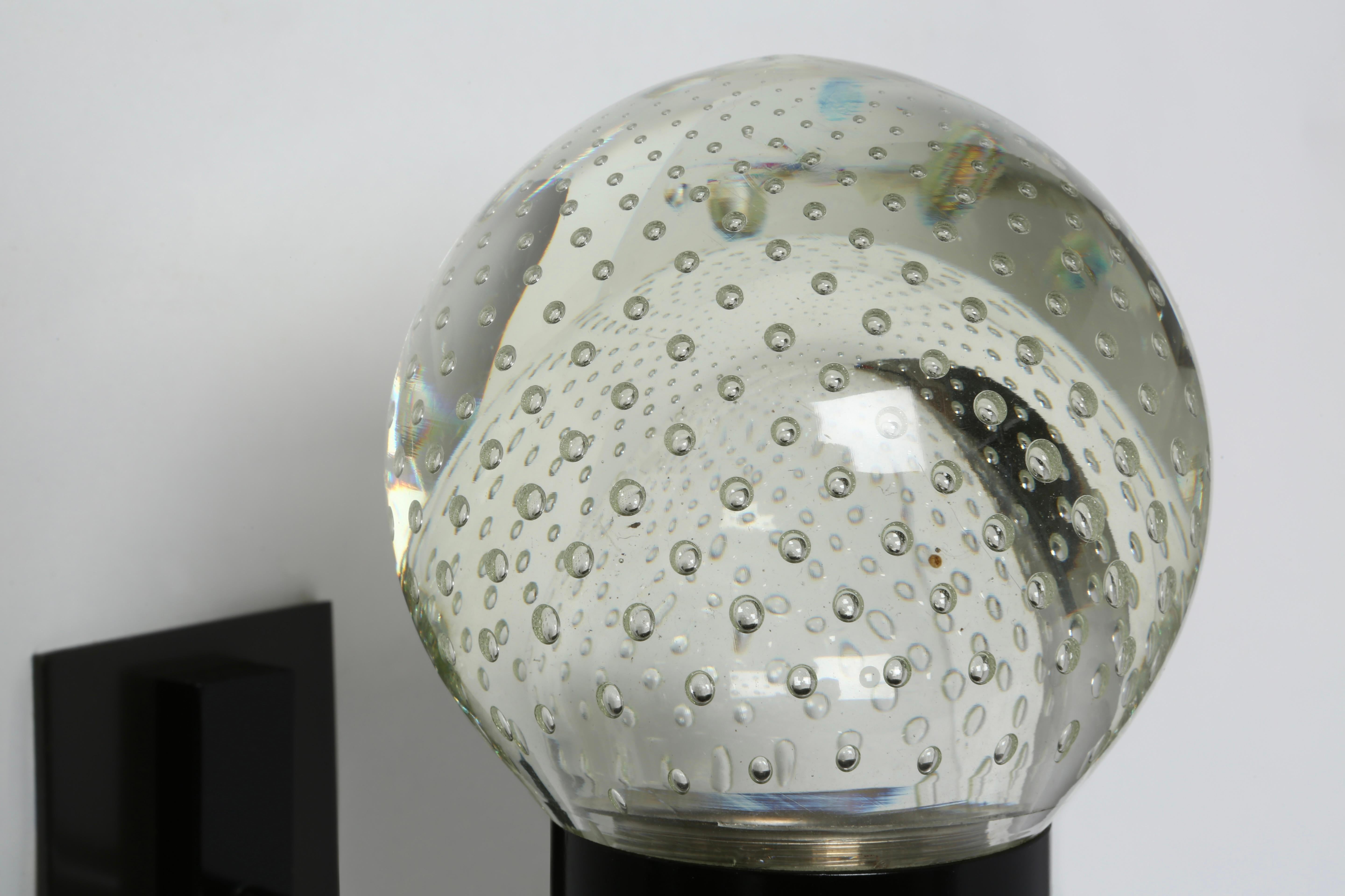 Gino Sarfatti for Archimede Seguso sconce, Italy circa 1950s in vendita 4