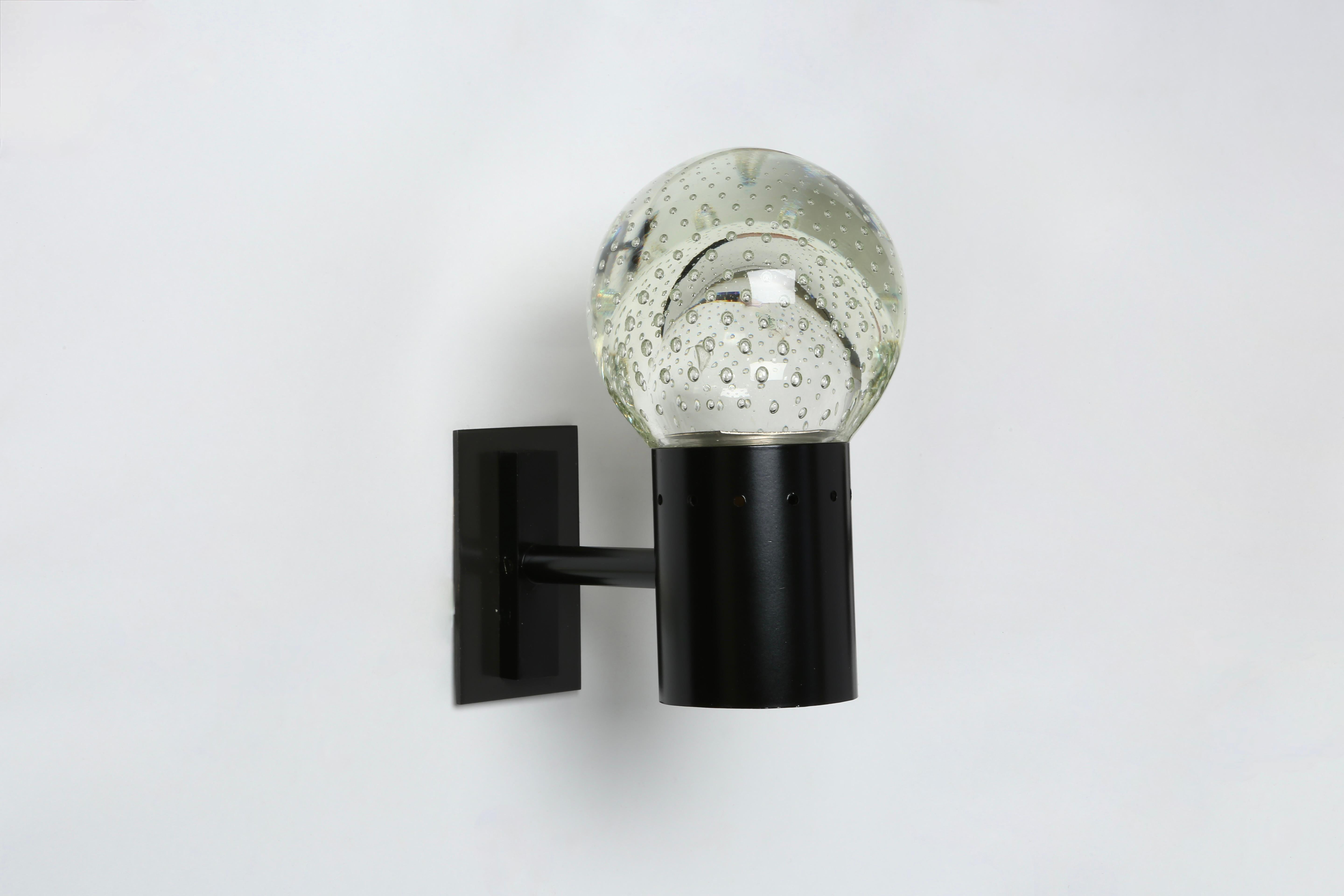 Gino Sarfatti for Archimede Seguso sconce, Italy circa 1950s in vendita 5