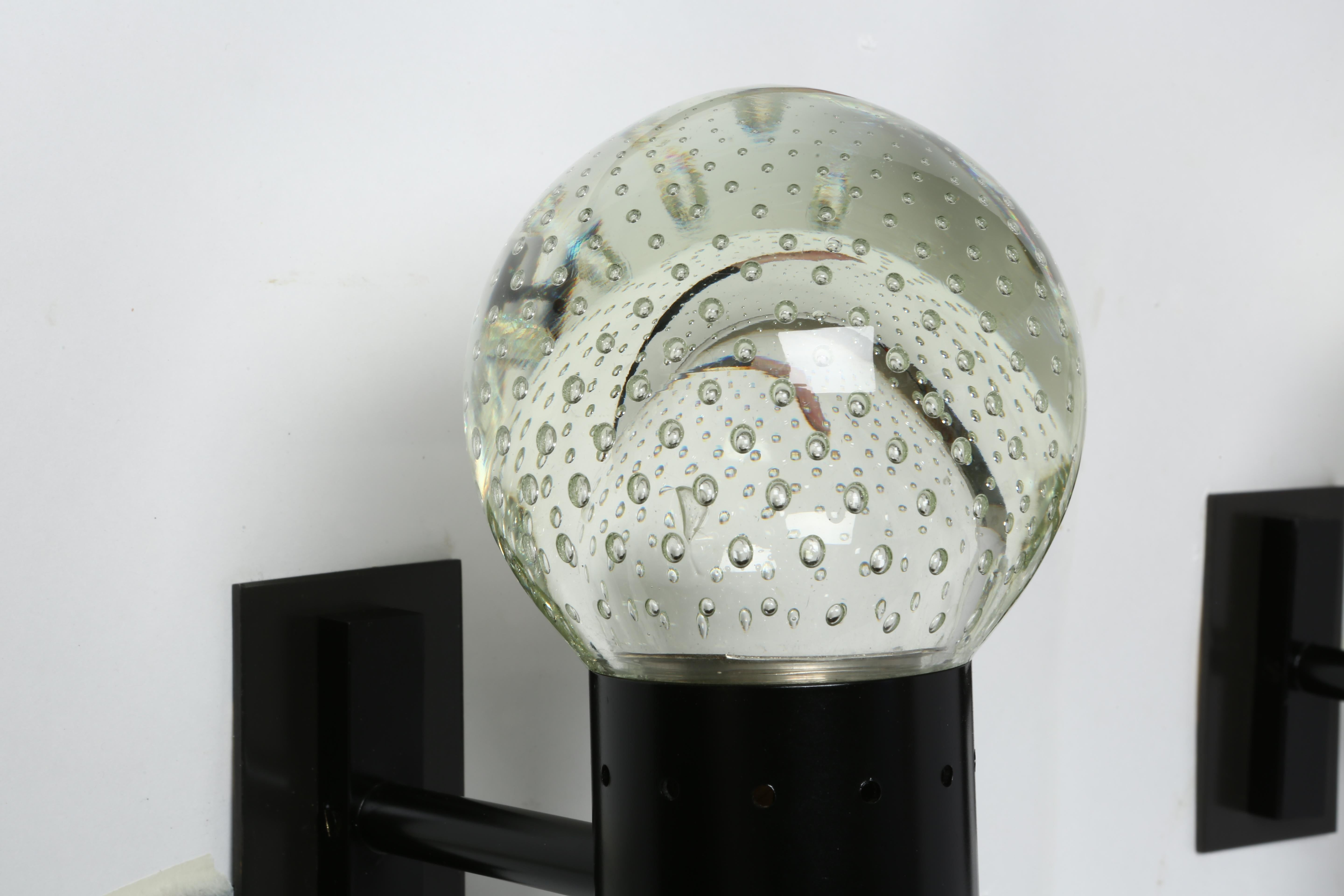 Gino Sarfatti for Archimede Seguso sconce, Italy circa 1950s in vendita 7