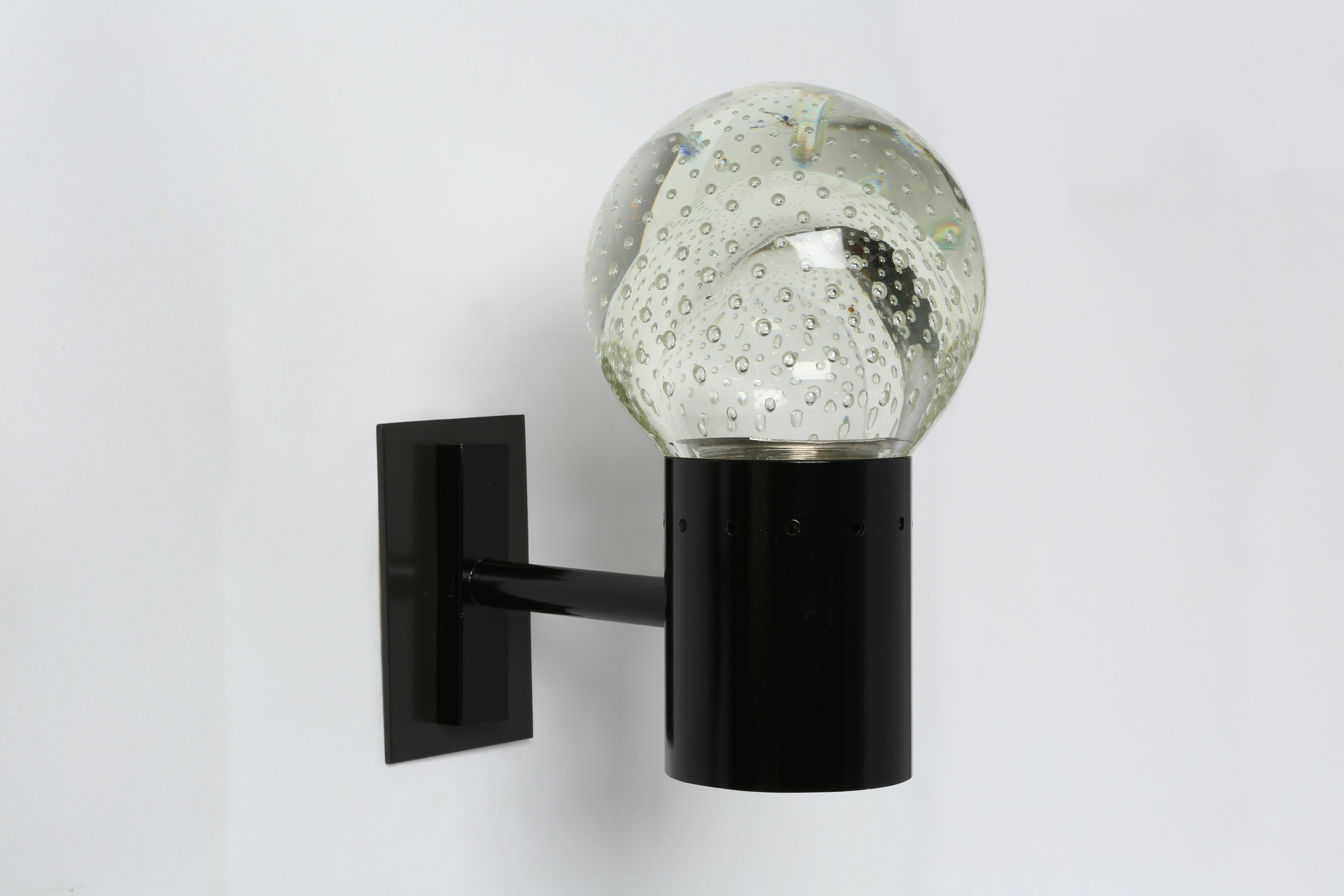 Mid-Century moderno Gino Sarfatti for Archimede Seguso sconce, Italy circa 1950s in vendita