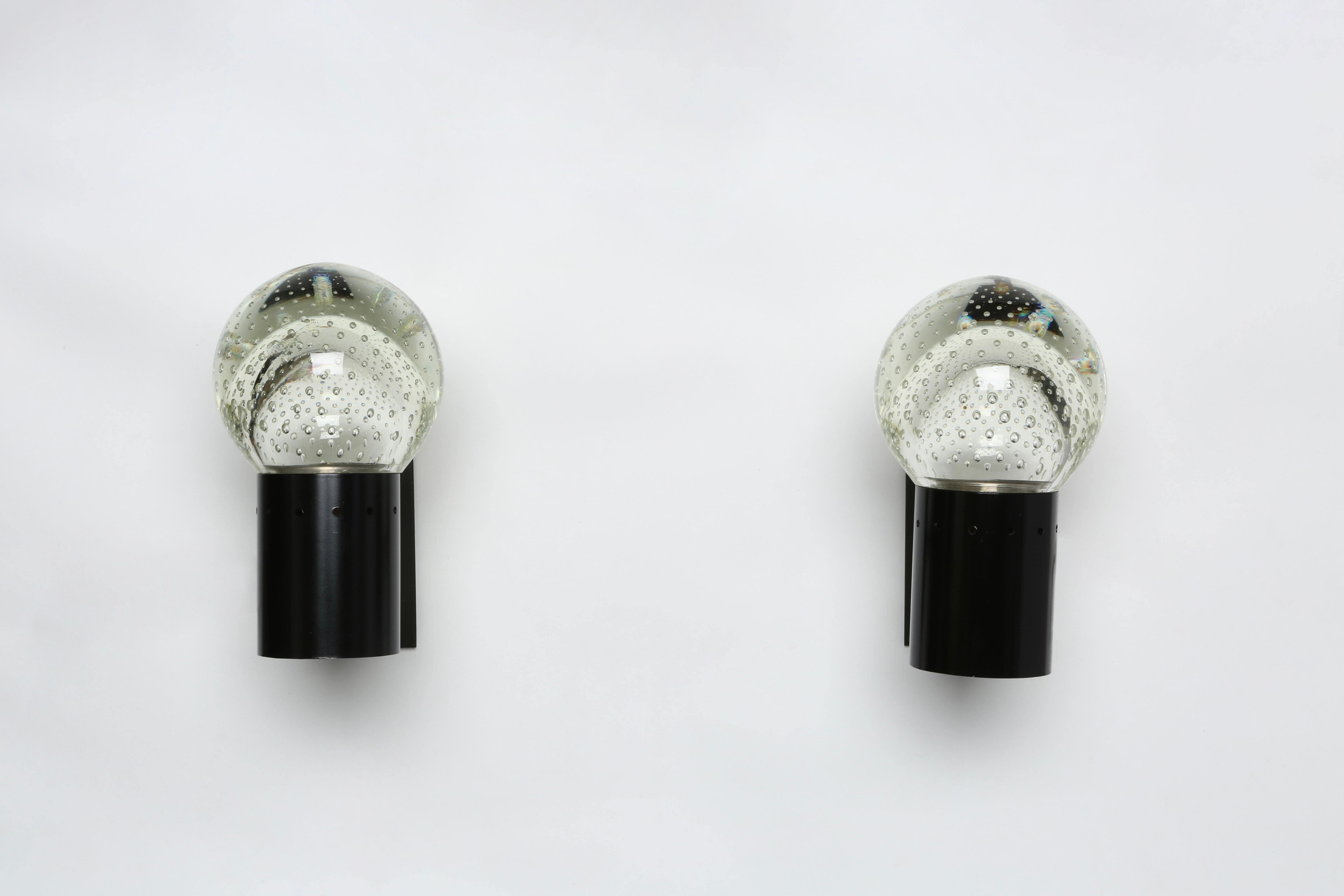 Gino Sarfatti for Archimede Seguso sconce, Italy circa 1950s In condizioni buone in vendita a Brooklyn, NY