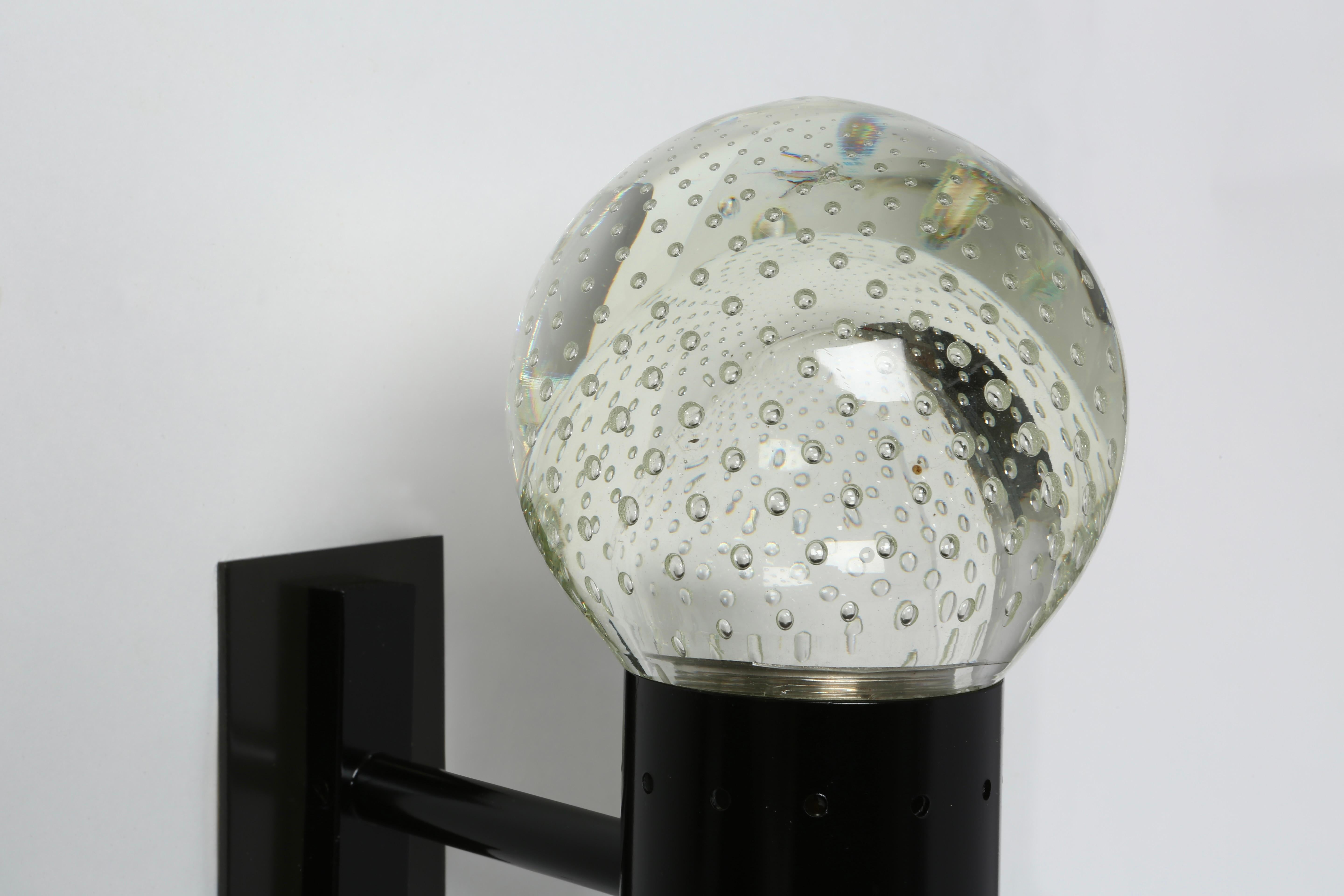 Metà XX secolo Gino Sarfatti for Archimede Seguso sconce, Italy circa 1950s in vendita