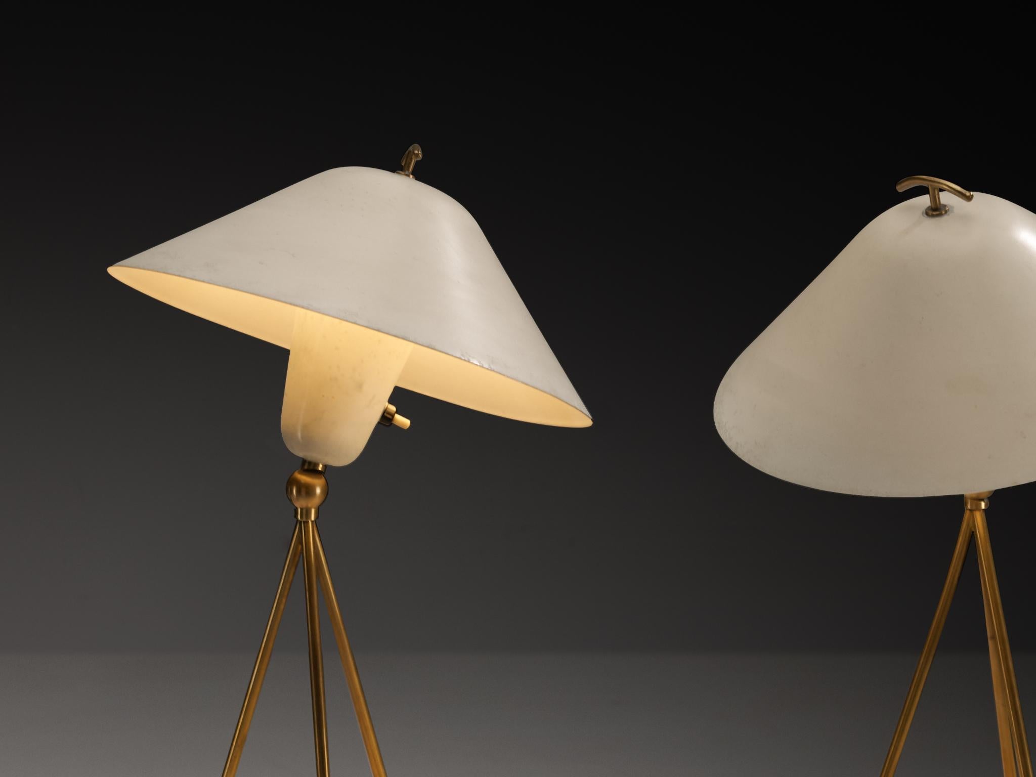 Lámparas de mesa '516' de Gino Sarfatti for Arteluce mediados del siglo XX en venta