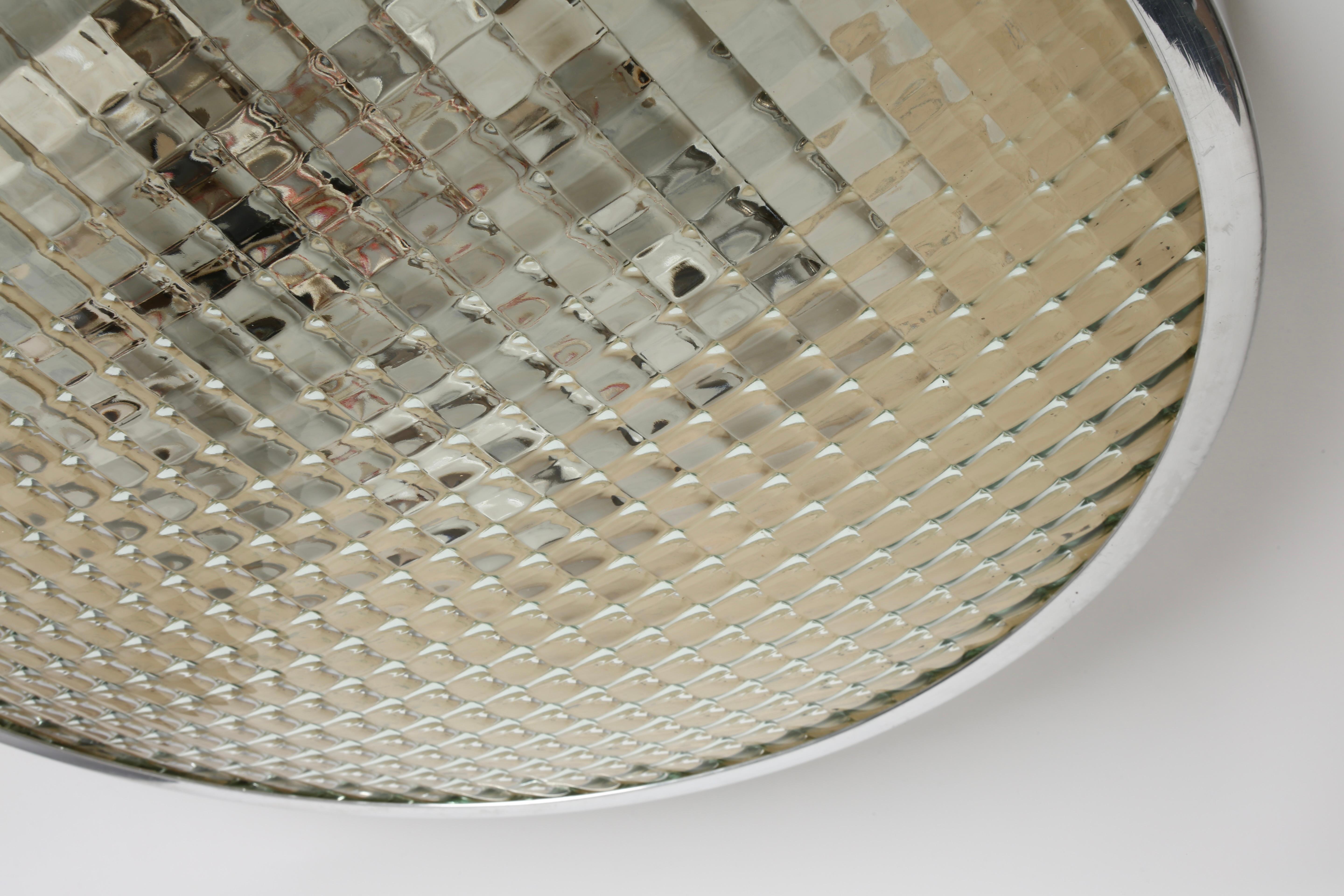 Mid-20th Century Gino Sarfatti for Arteluce flush mount light 3001/50 circa 1960s For Sale