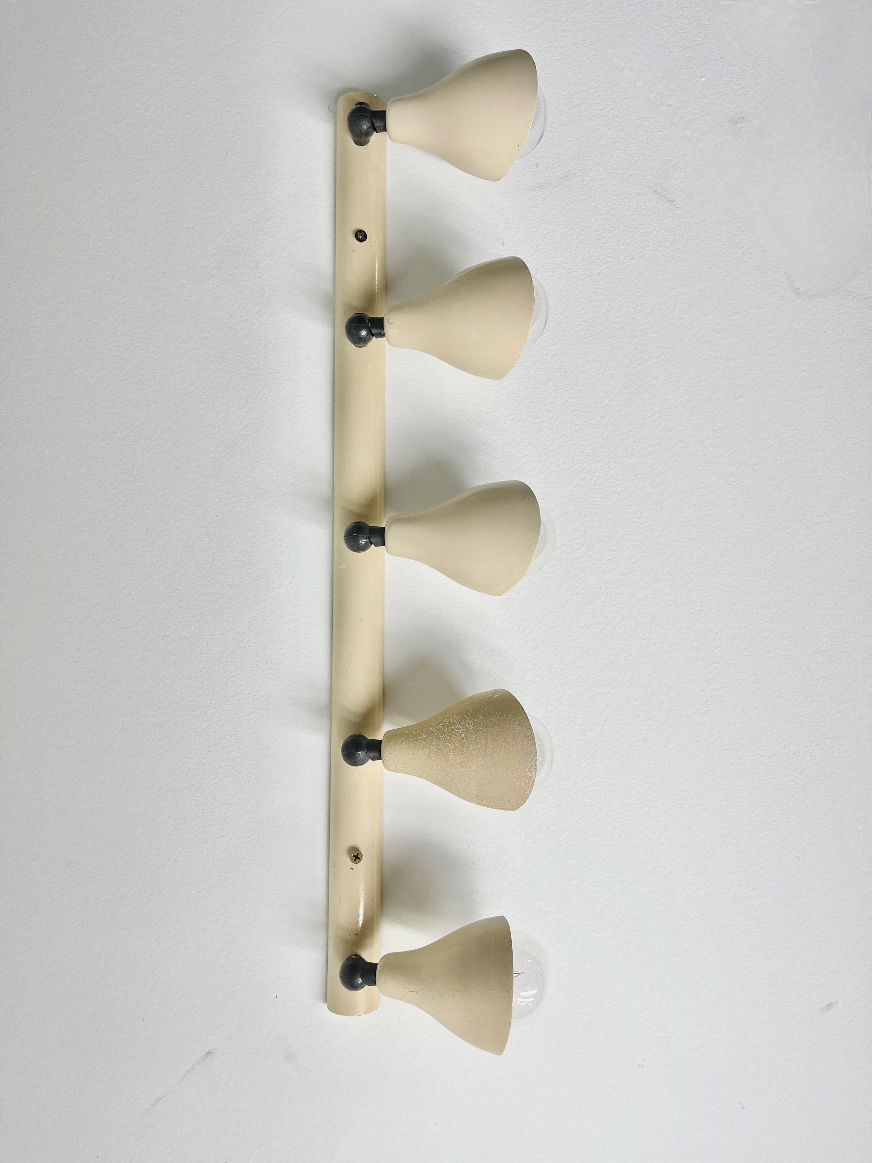 Gino Sarfatti for Arteluce Mod. 113/5 Light Wall Bracket For Sale 5