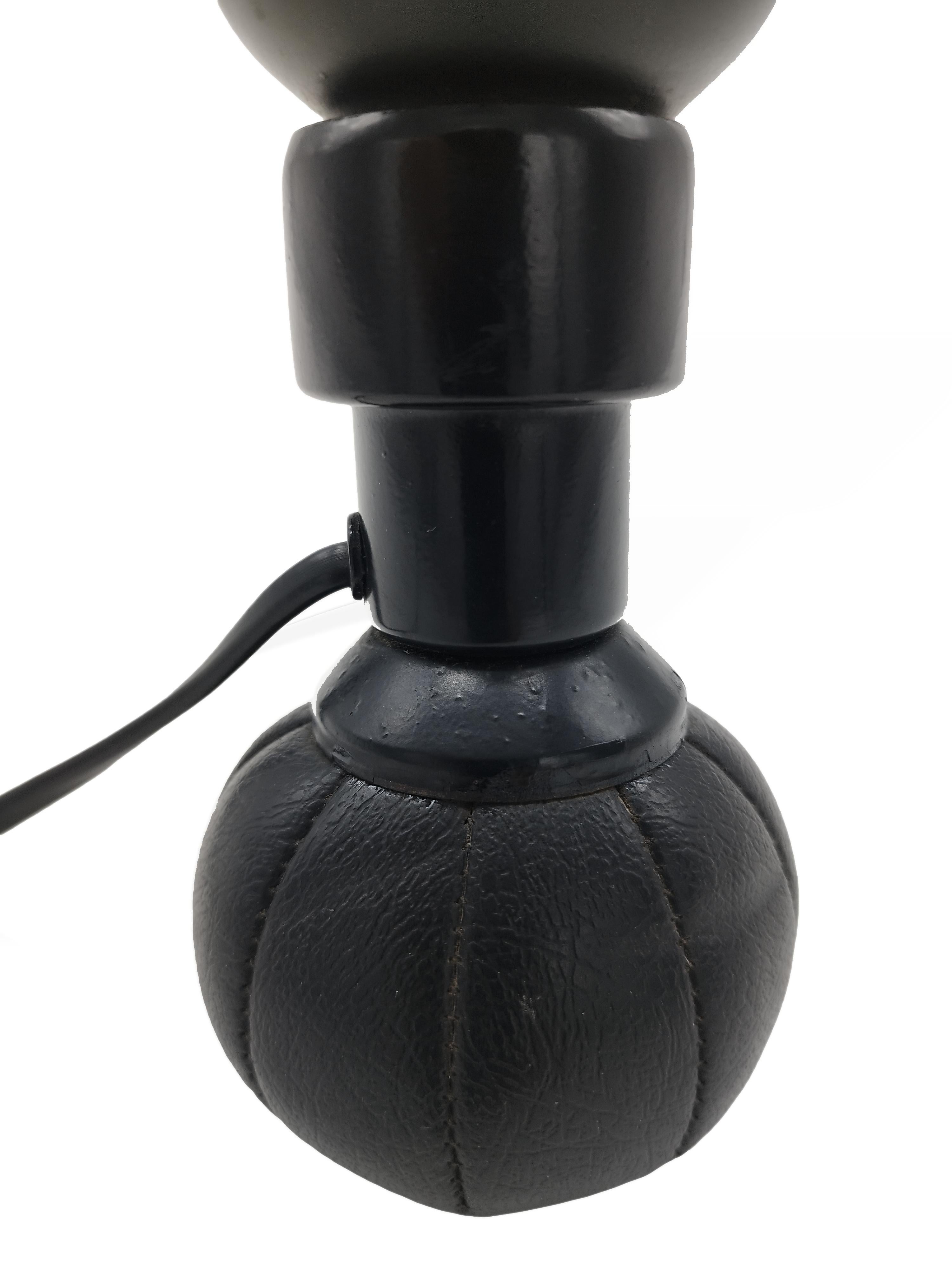 Gino Sarfatti for Arteluce Model P600 Black Table Lamp, Italy, 1960s In Good Condition For Sale In Naples, IT