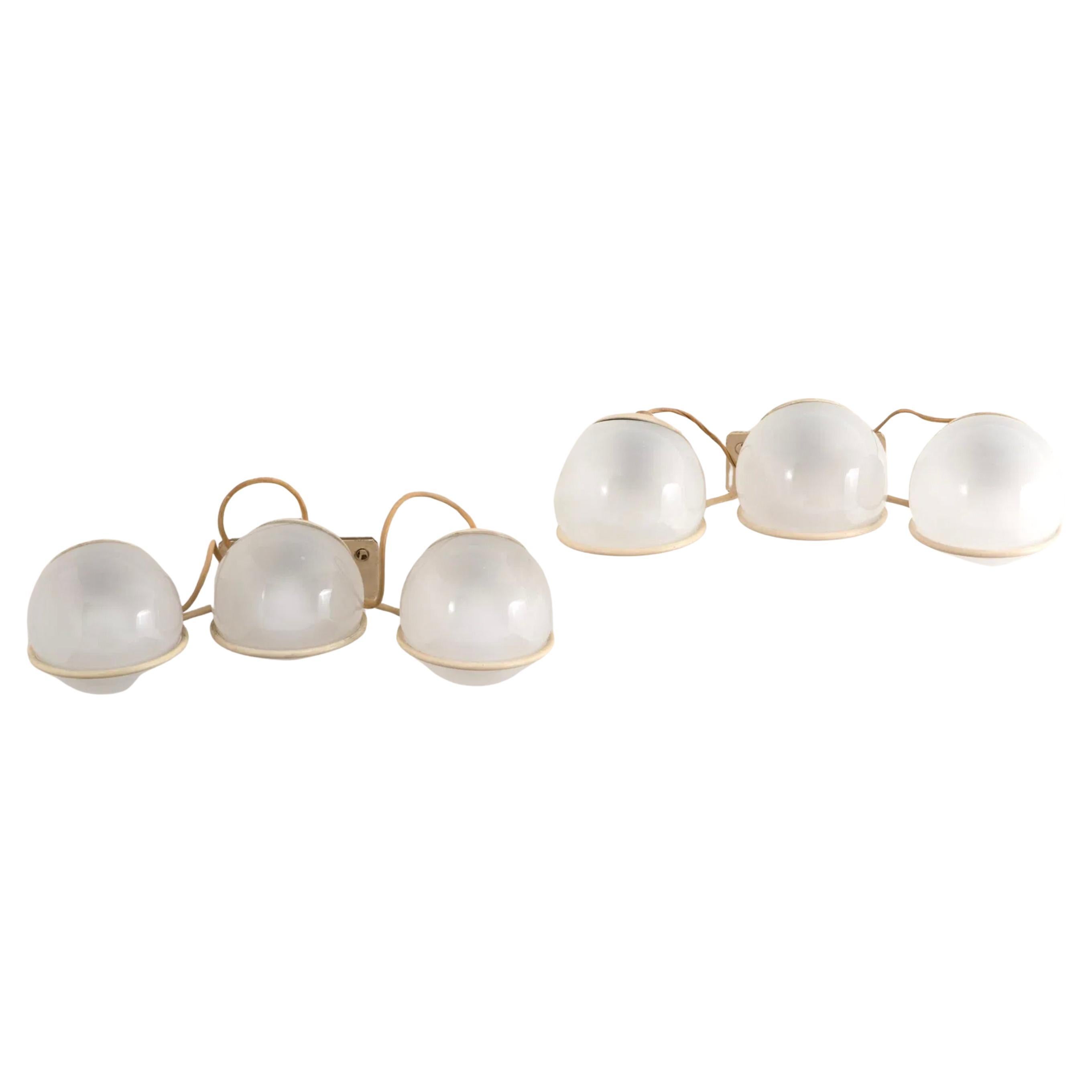 Mid-Century moderno Gino Sarfatti for ARTELUCE sconces Mod.283/3 in vendita