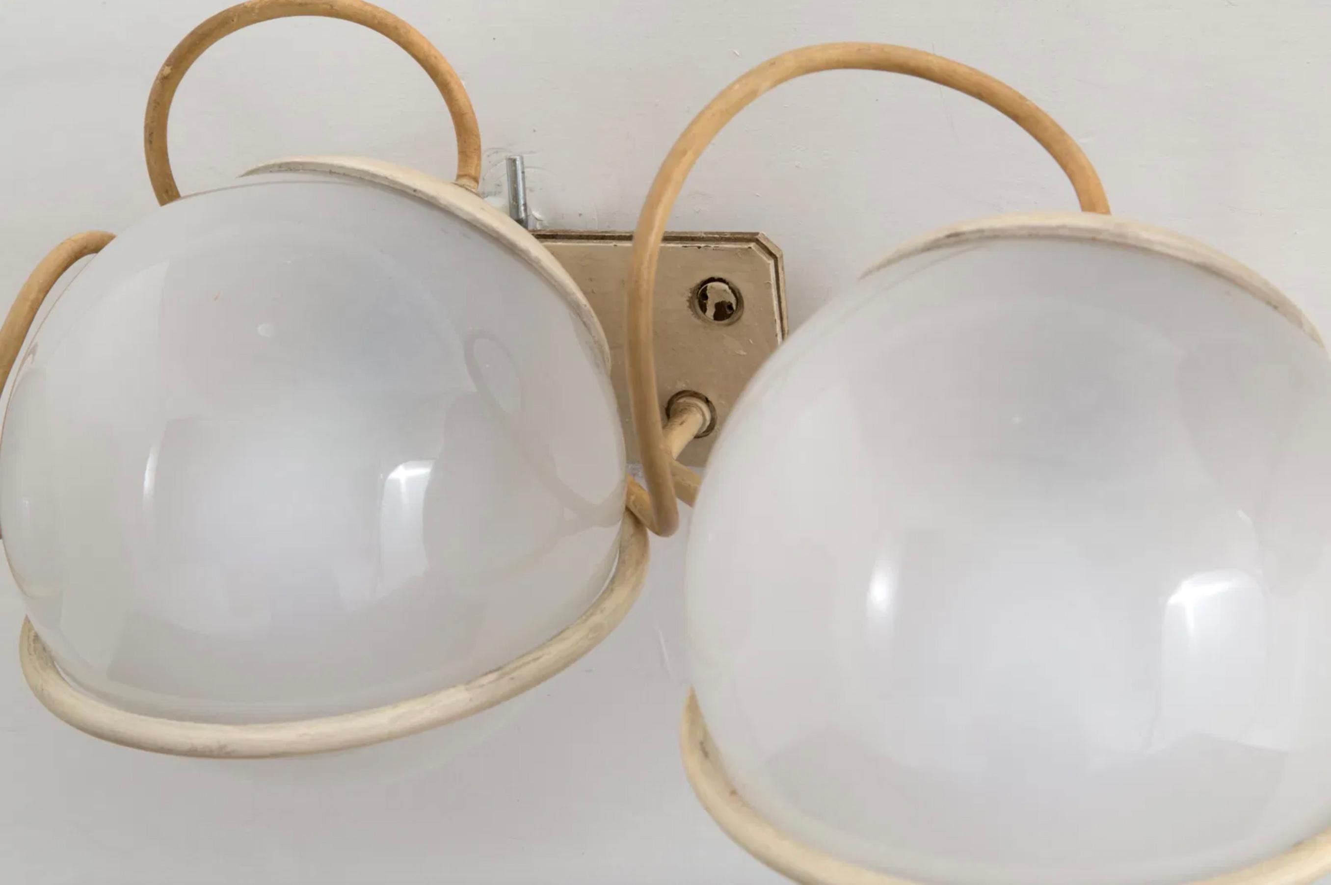 Metallo Gino Sarfatti for ARTELUCE sconces Mod.283/3 in vendita