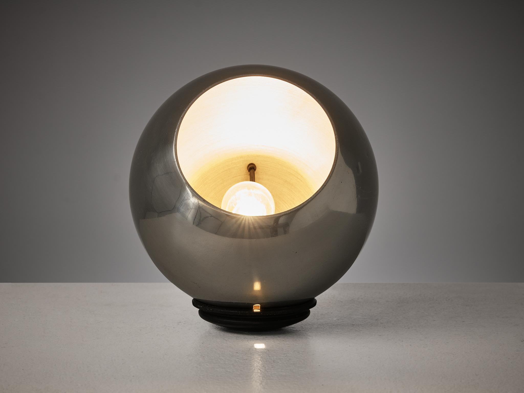 Gino Sarfatti für Arteluce, Paar Lampen aus Aluminium im Angebot 1
