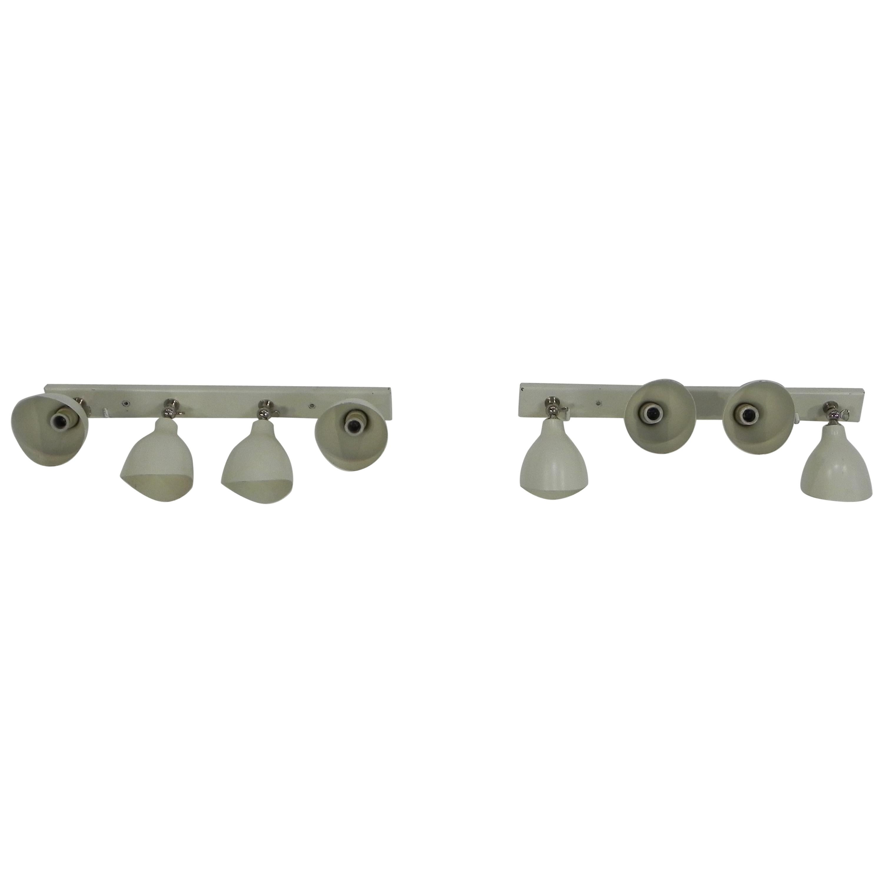 Gino Sarfatti for Arteluce Pair of Sconces Model 113b Midcentury