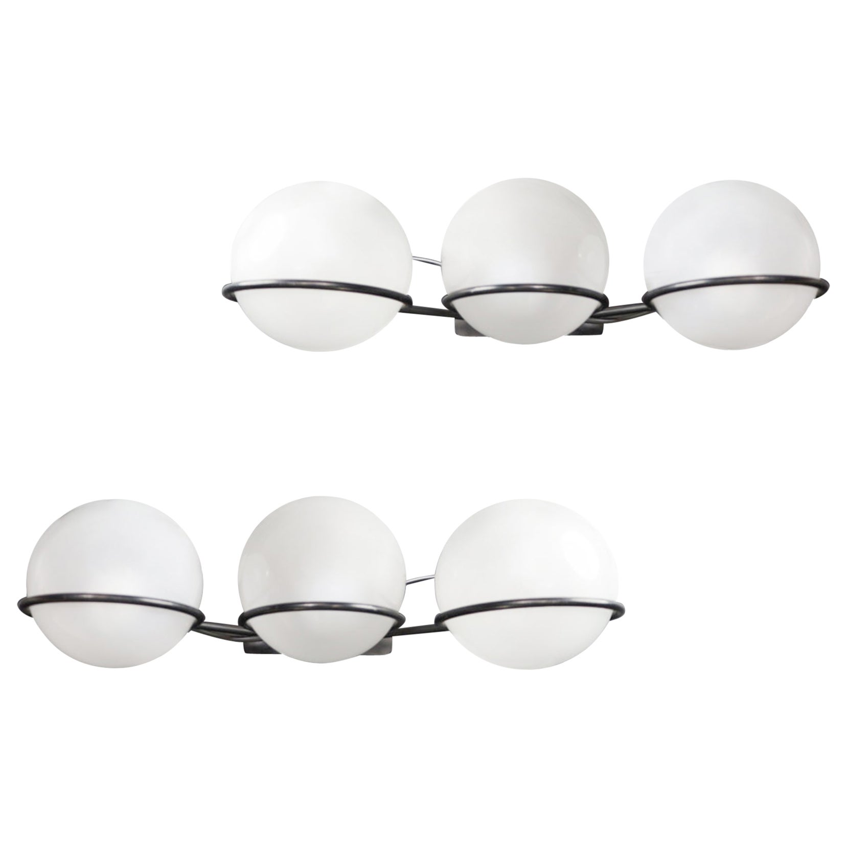 Gino Sarfatti for Arteluce Pair of two Mid-Century Sconces Model 237/3, 1959