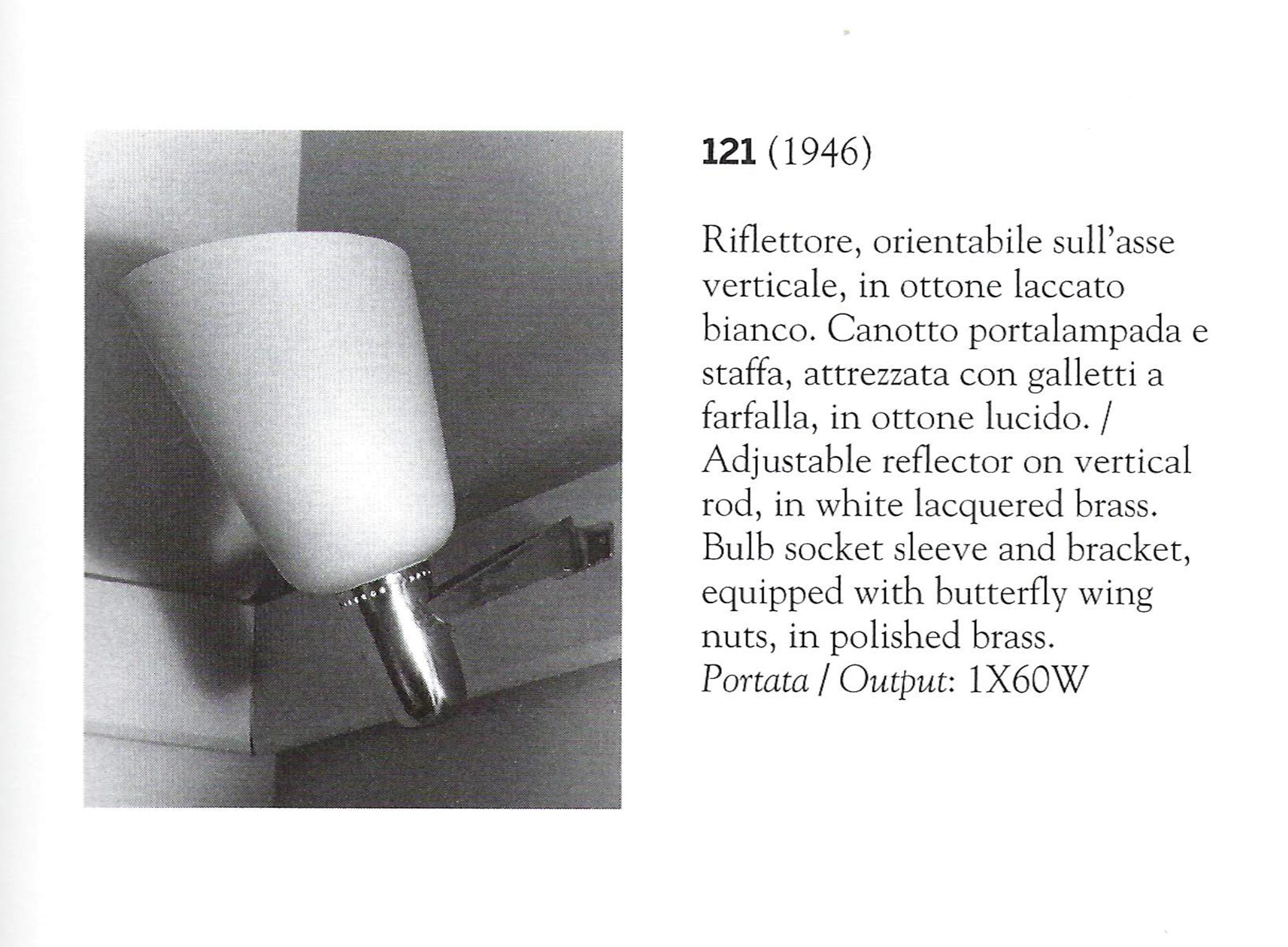Metal Gino Sarfatti for Arteluce Rare Large Pair of Sconces Model 121, Italy, 1940s