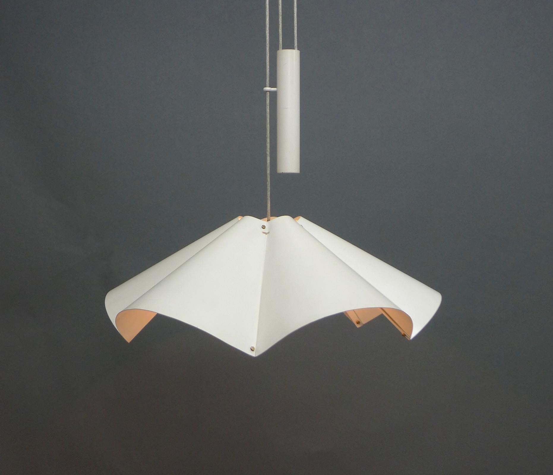 Gino Sarfatti for Arteluce, Rise and Fall Pendant Light, Model 2134, 1950s For Sale 5