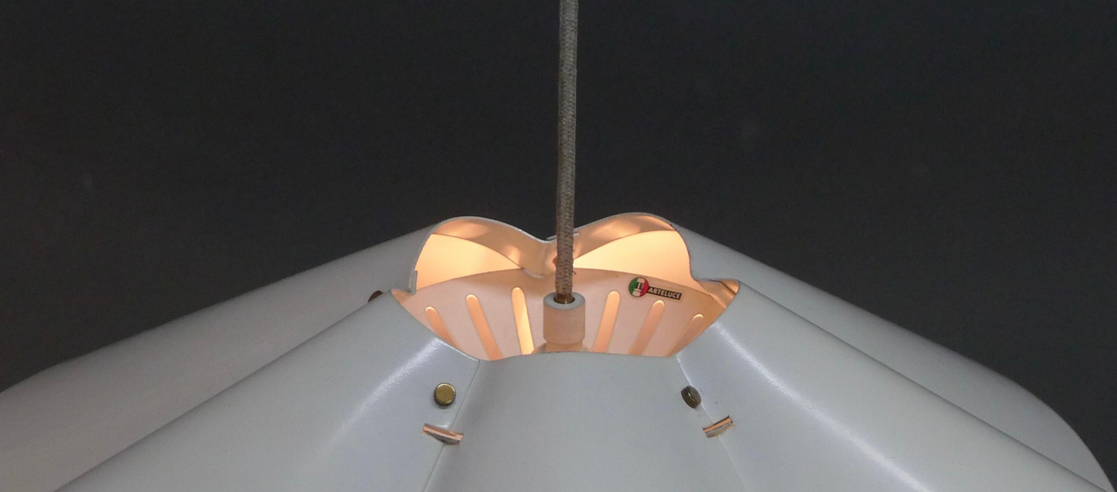 Gino Sarfatti for Arteluce, Rise and Fall Pendant Light, Model 2134, 1950s 2