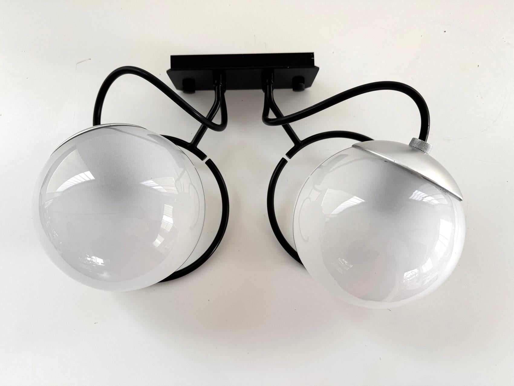 Metà XX secolo Gino Sarfatti for Arteluce Vintage Double Wall Light Model 237/2, 1960s in vendita