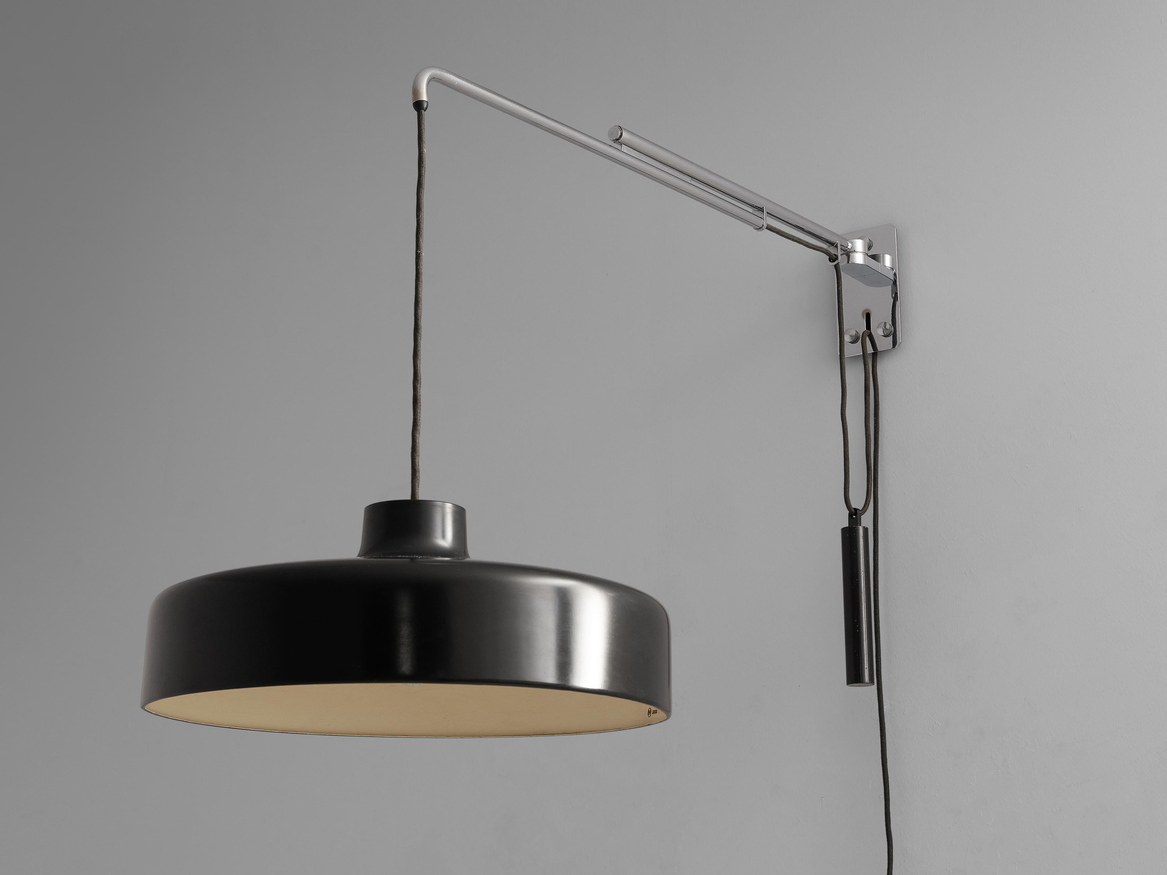 Mid-20th Century Gino Sarfatti for Arteluce Wall-Mounted Pendant Lamp Model 194/N
