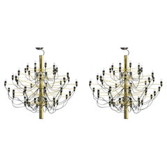 Gino Sarfatti for Flos 2097/50 Chandelier, Pair Available