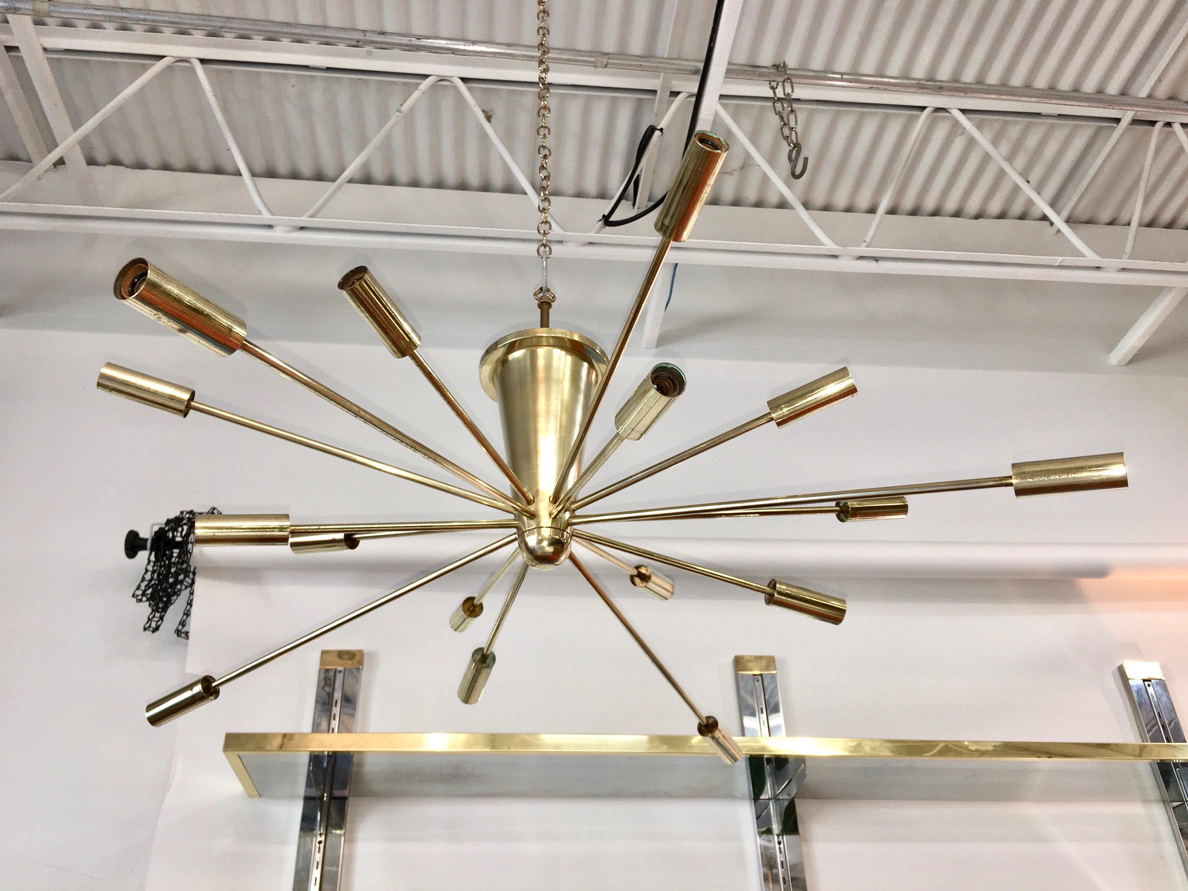 Gino Sarfatti for Lightolier Astral Sputnik In Good Condition In Hanover, MA