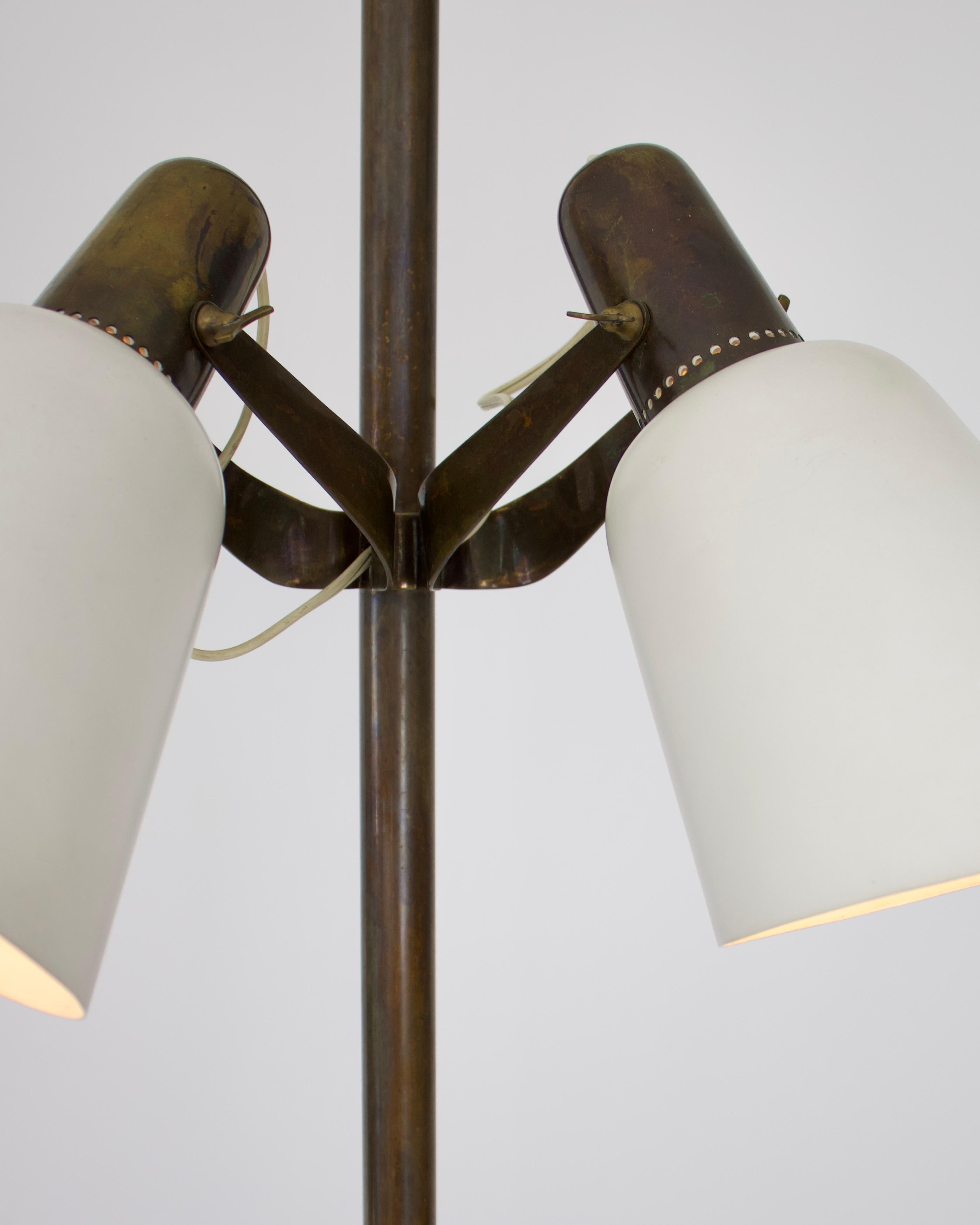 Metal Gino Sarfatti Italian Floor Lamp Model 1022