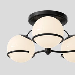 Gino Sarfatti Lamp Model 2042/3 Black Mount for Astep