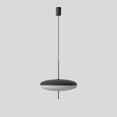 Gino Sarfatti Lamp Model 2065 Black White Diffuser, Black Hardware, Black Cable