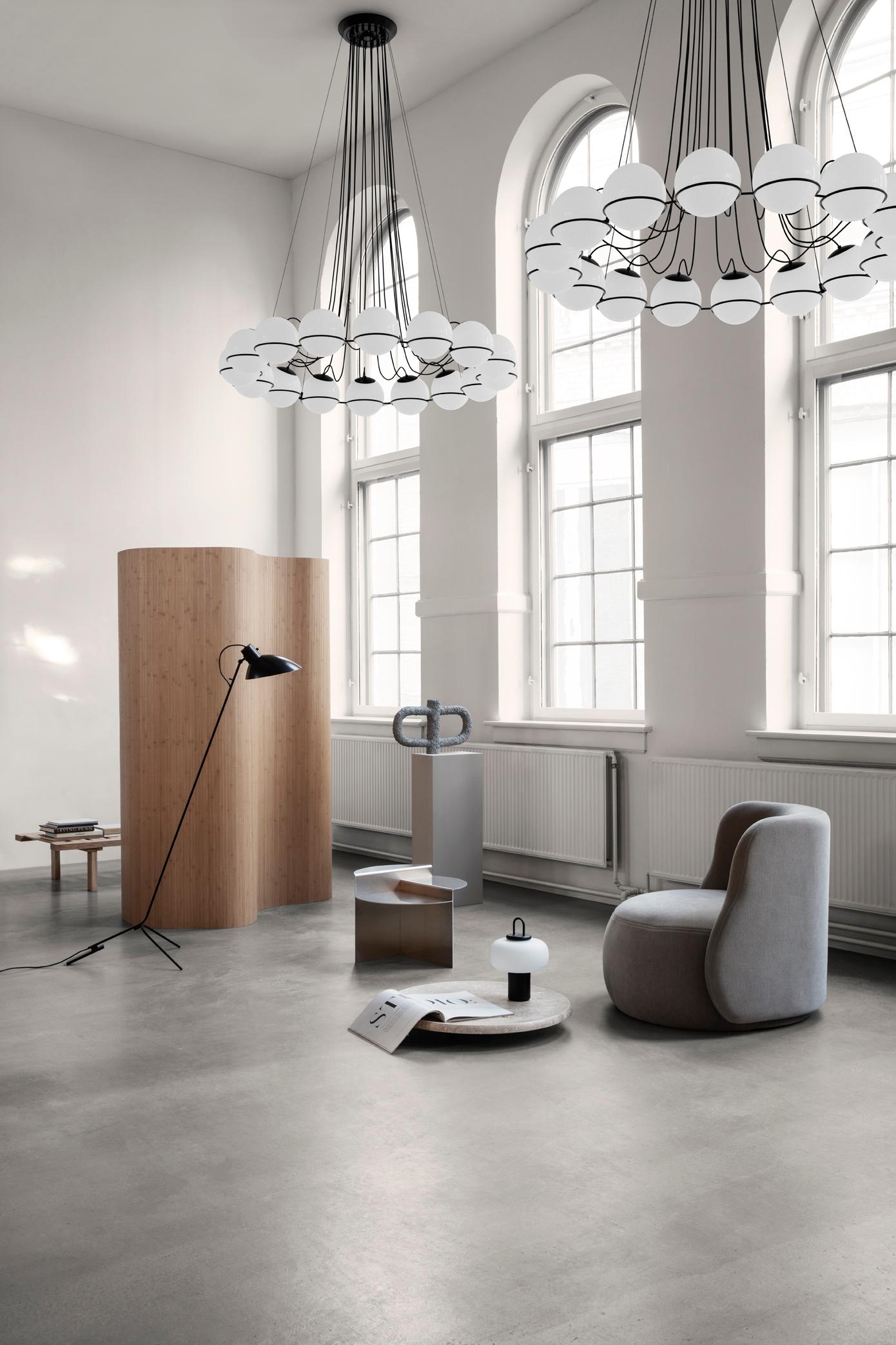 Lampe Gino Sarfatti Modèle 2109/16/14 Structure noire par Astep en vente 6