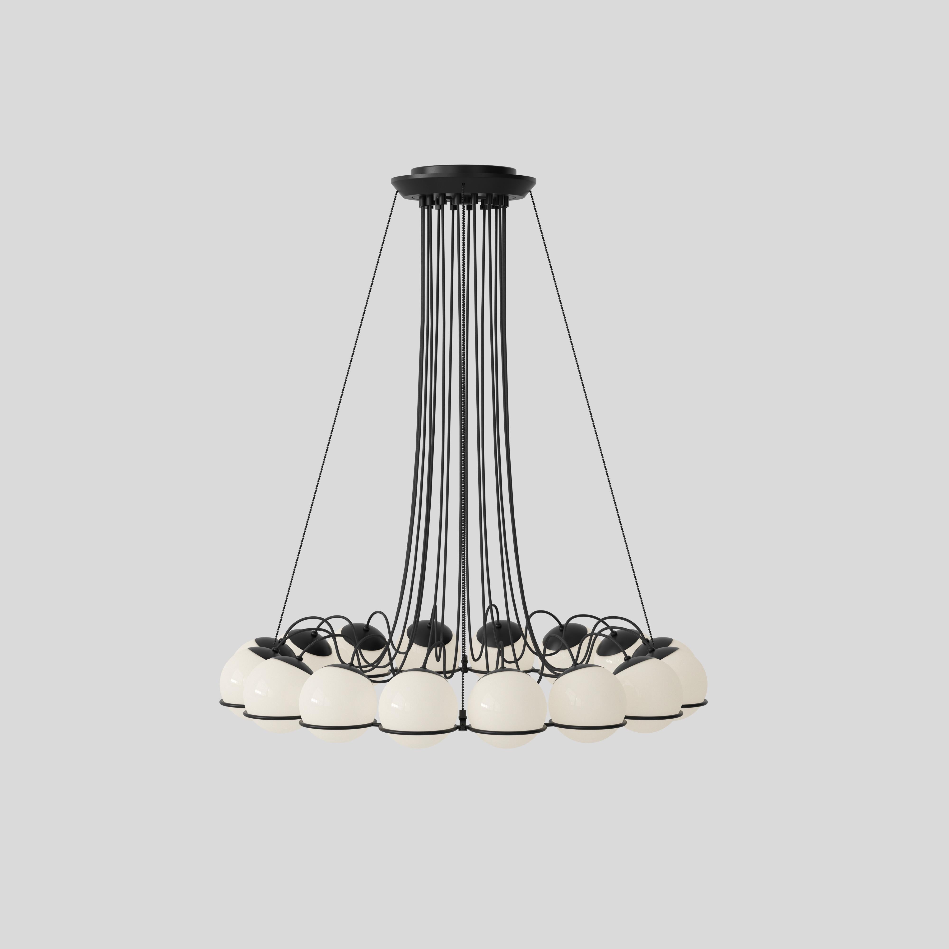 Gino Sarfatti Lamp Model 2109/16/14 Black Structure by Astep 10
