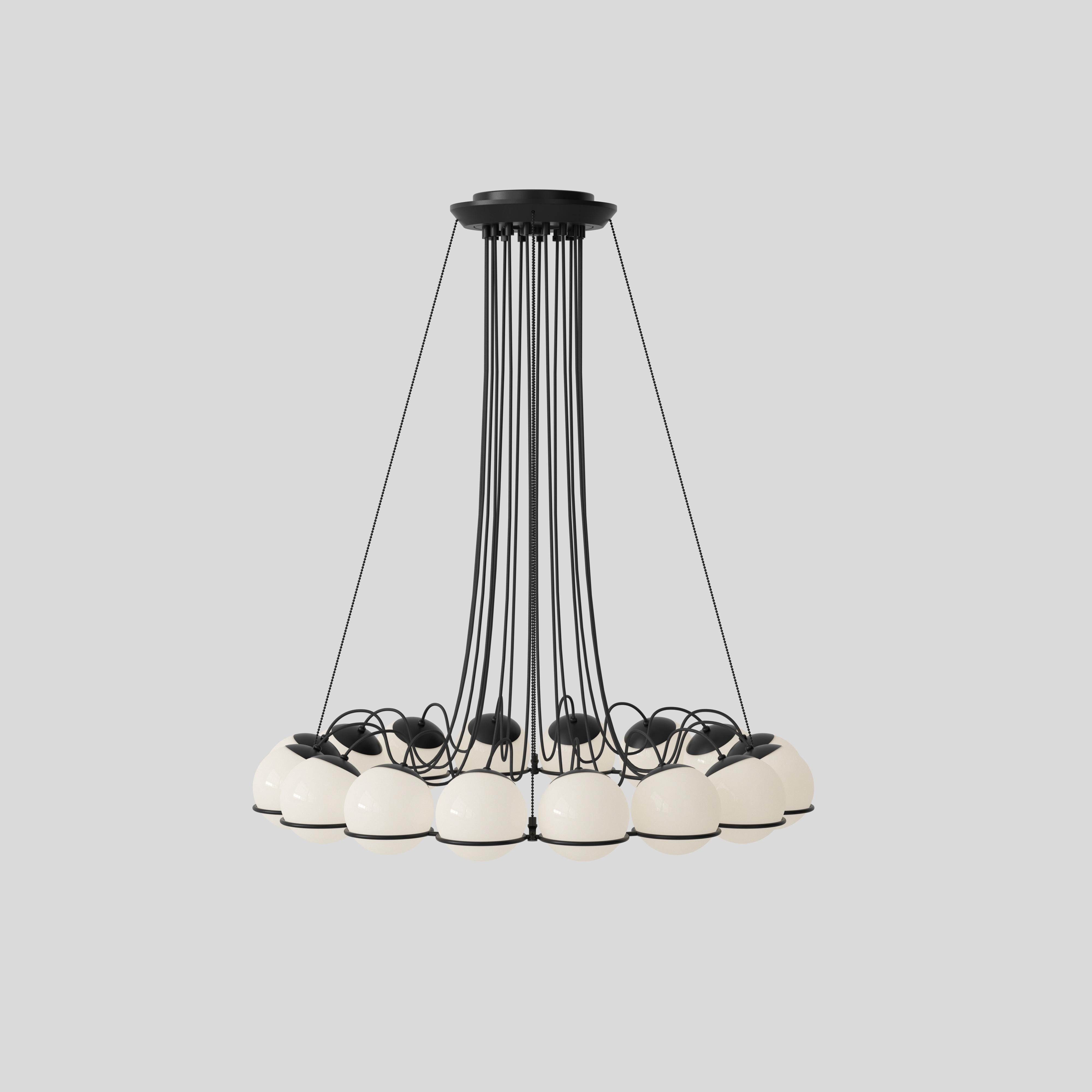 Lampe Gino Sarfatti Modèle 2109/16/14 Structure noire par Astep en vente 10