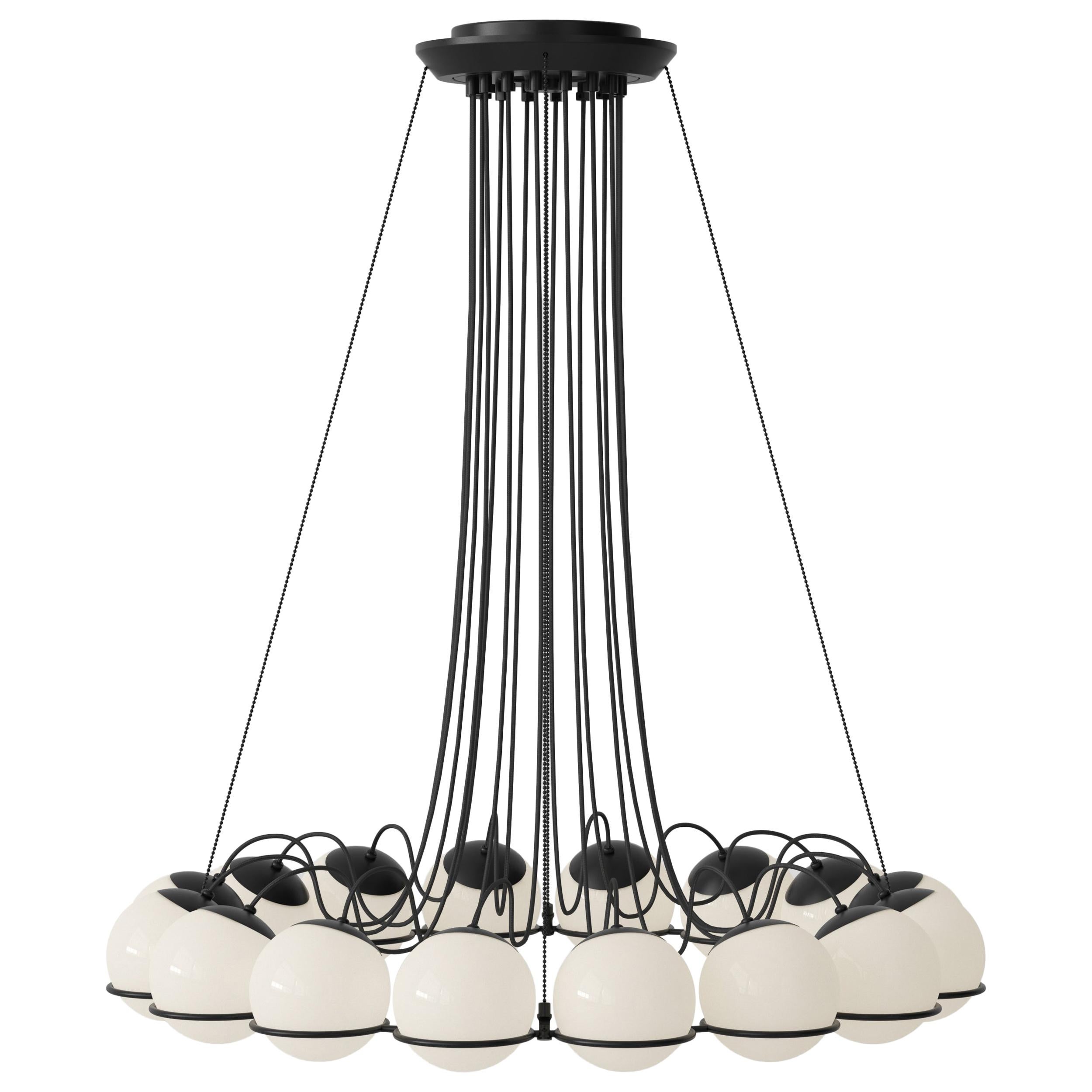 Gino Sarfatti Lamp Model 2109/16/14 Black Structure