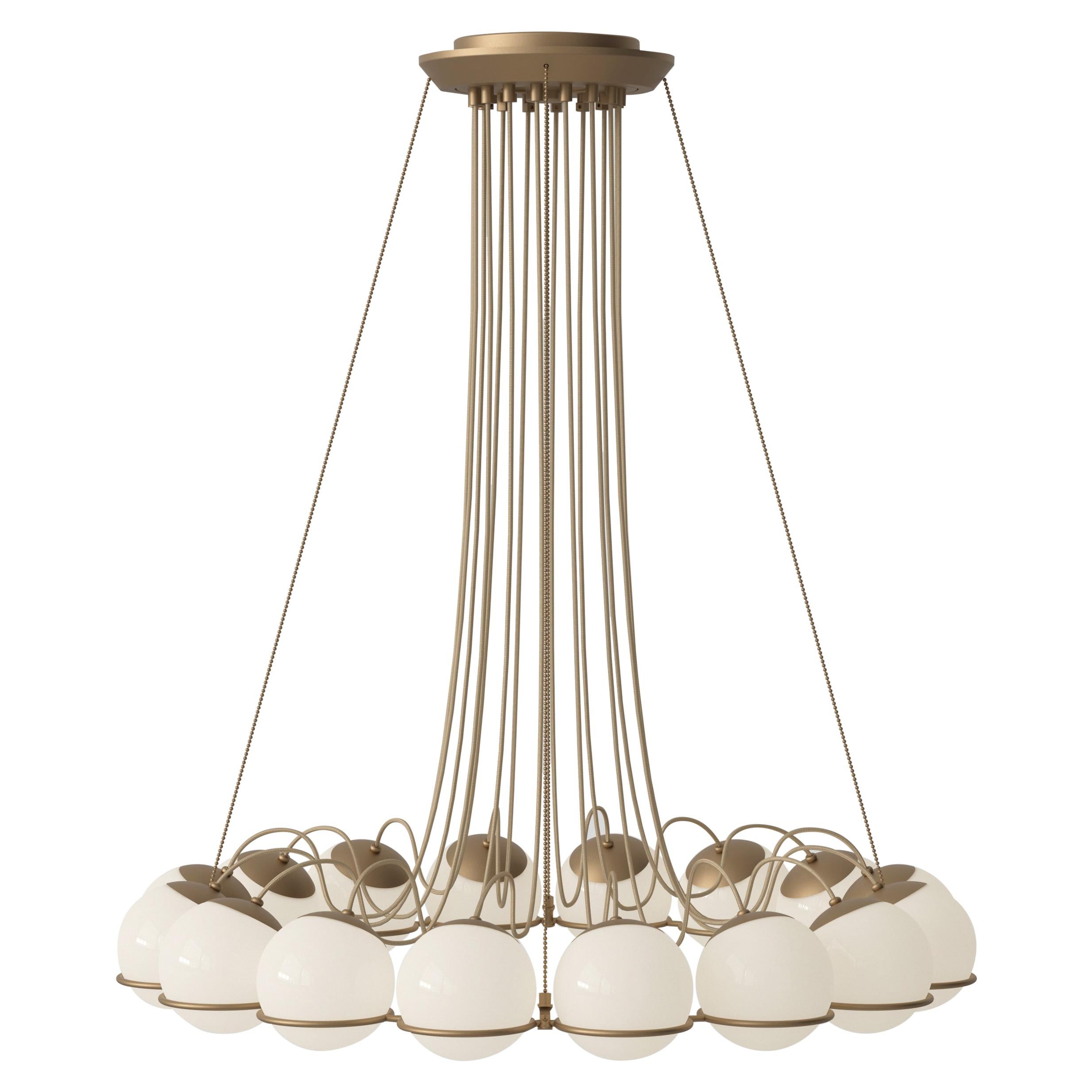 Gino Sarfatti Lamp Model 2109/16/14 Champagne Structure