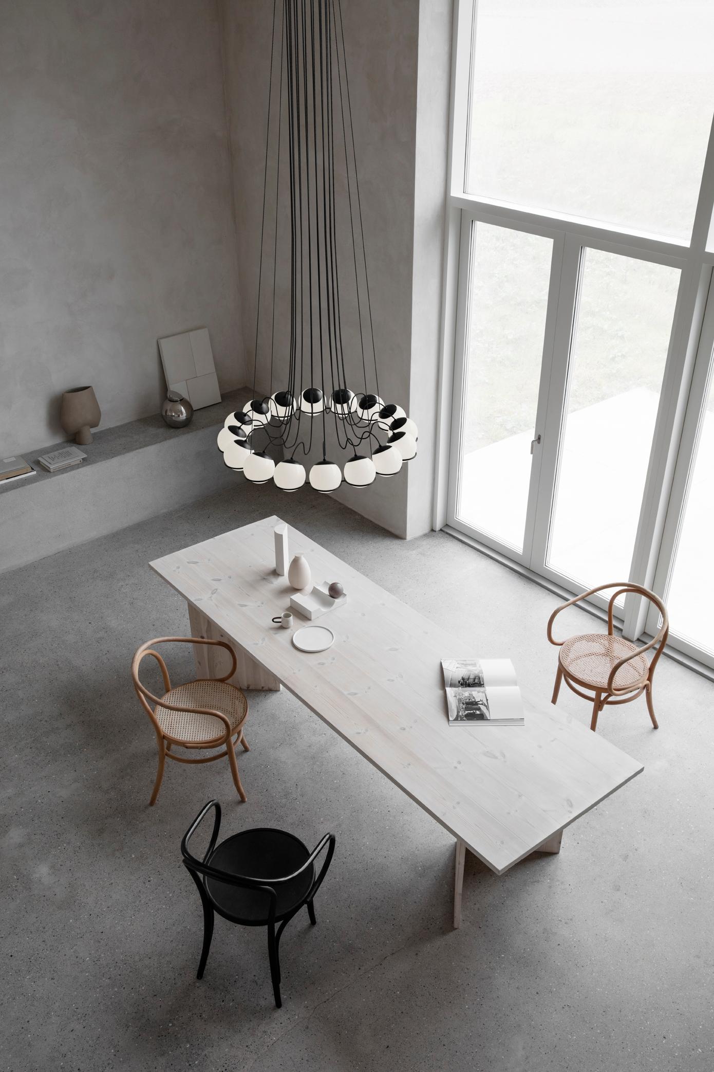 Gino Sarfatti Lamp Model 2109/16/20 Black Structure for Astep In New Condition For Sale In Barcelona, Barcelona