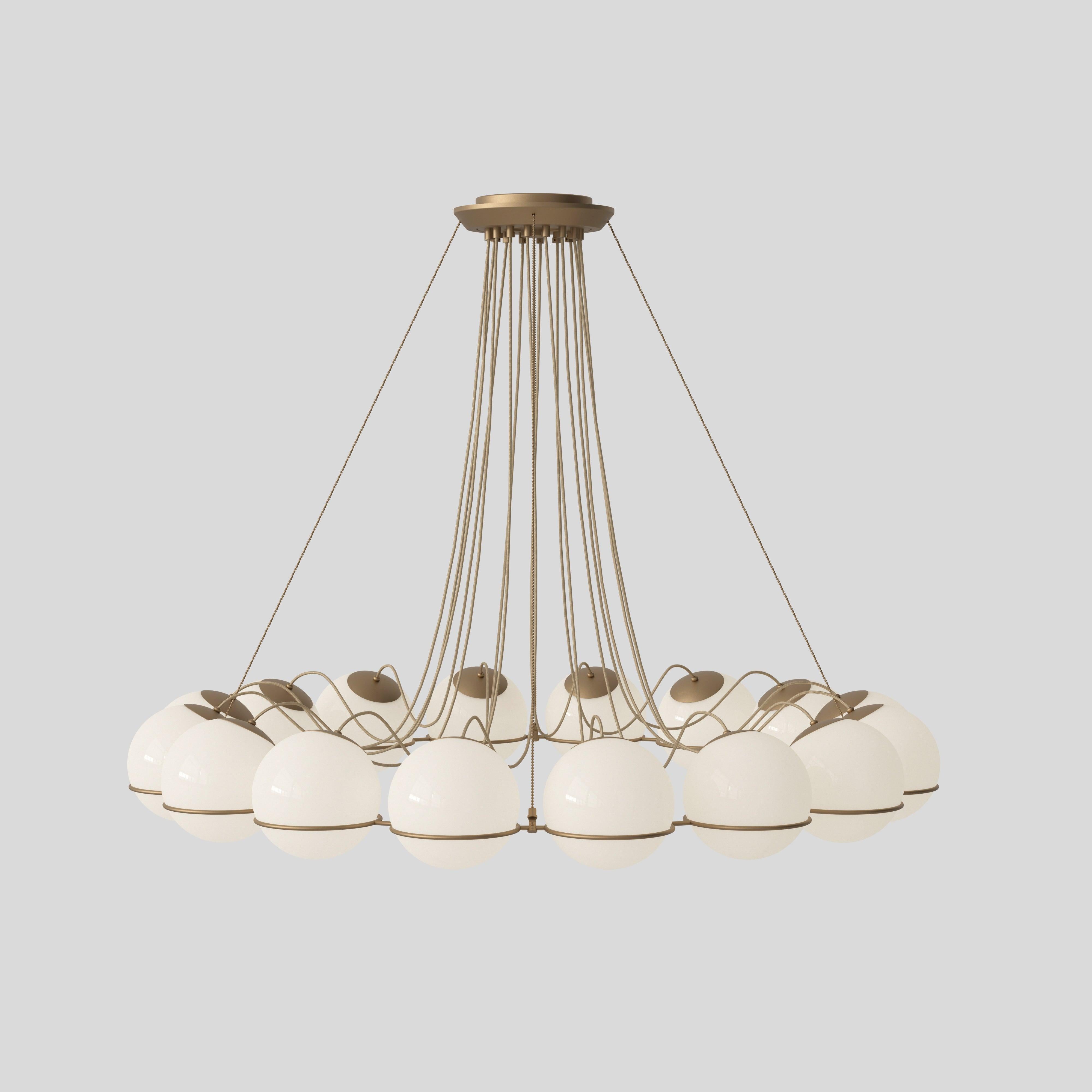 Gino Sarfatti Lamp Model 2109/16/20 Champagne Structure 12