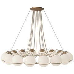 Gino Sarfatti Lamp Model 2109/16/20 Champagne Structure
