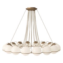 Lampe Gino Sarfatti Modèle 2109/16/20 Structure champagne