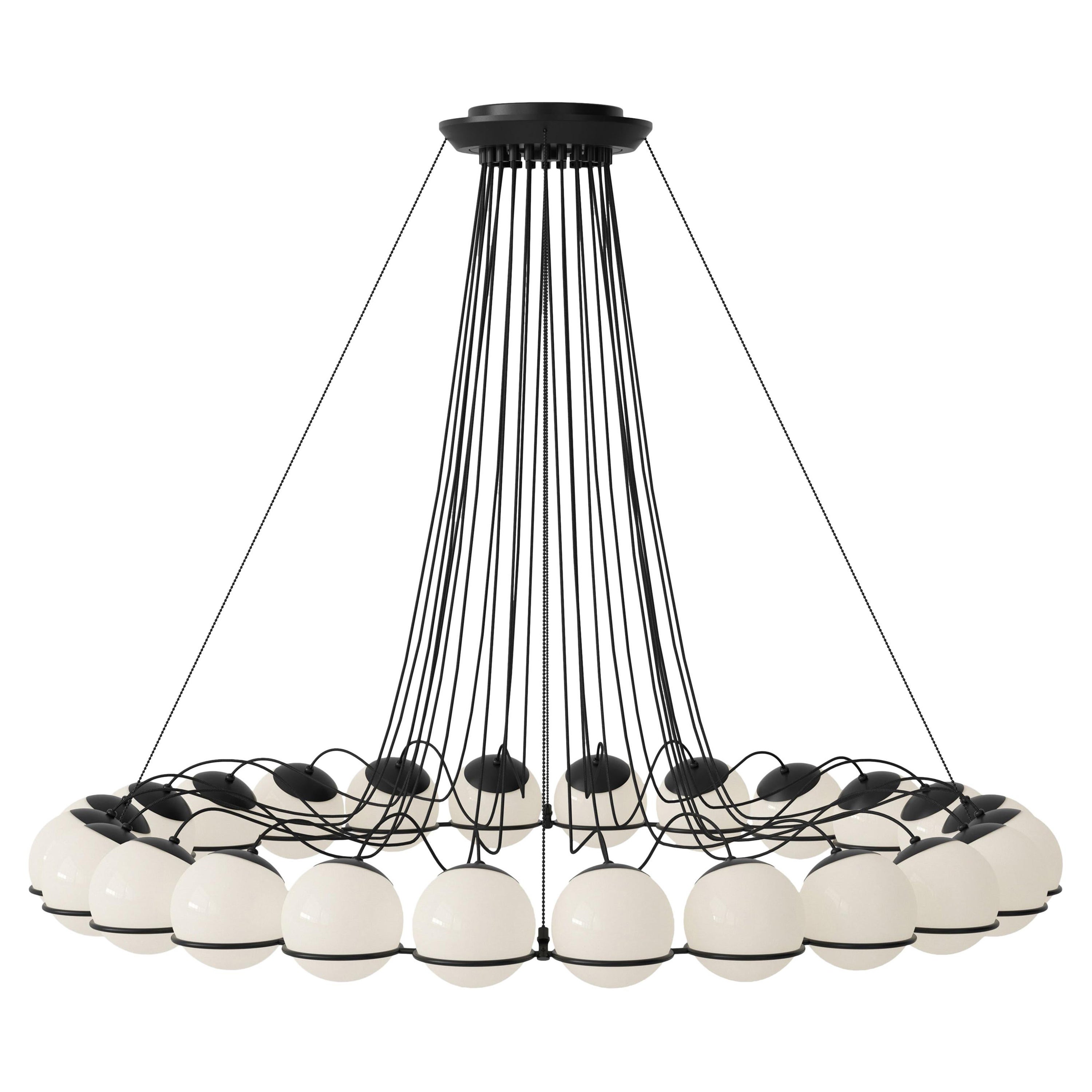 Gino Sarfatti-Lampe Modell 2109/24/14 Schwarze Struktur für Astep