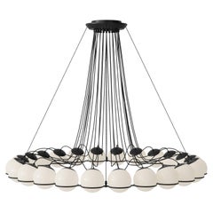 Gino Sarfatti Lamp Model 2109/24/14 Black Structure for Astep