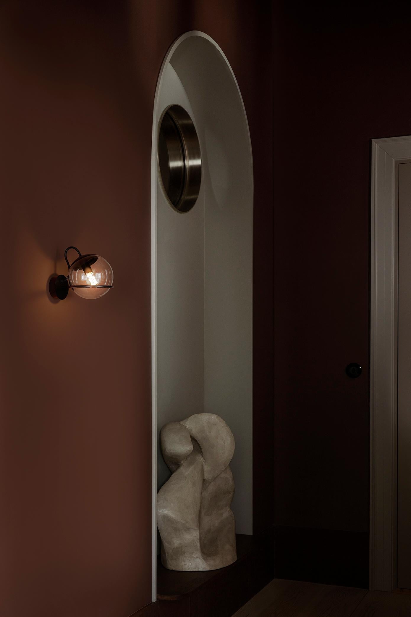 Lampe Gino Sarfatti Modèle 237/1 avec interrupteur Monture noire par Astep en vente 3