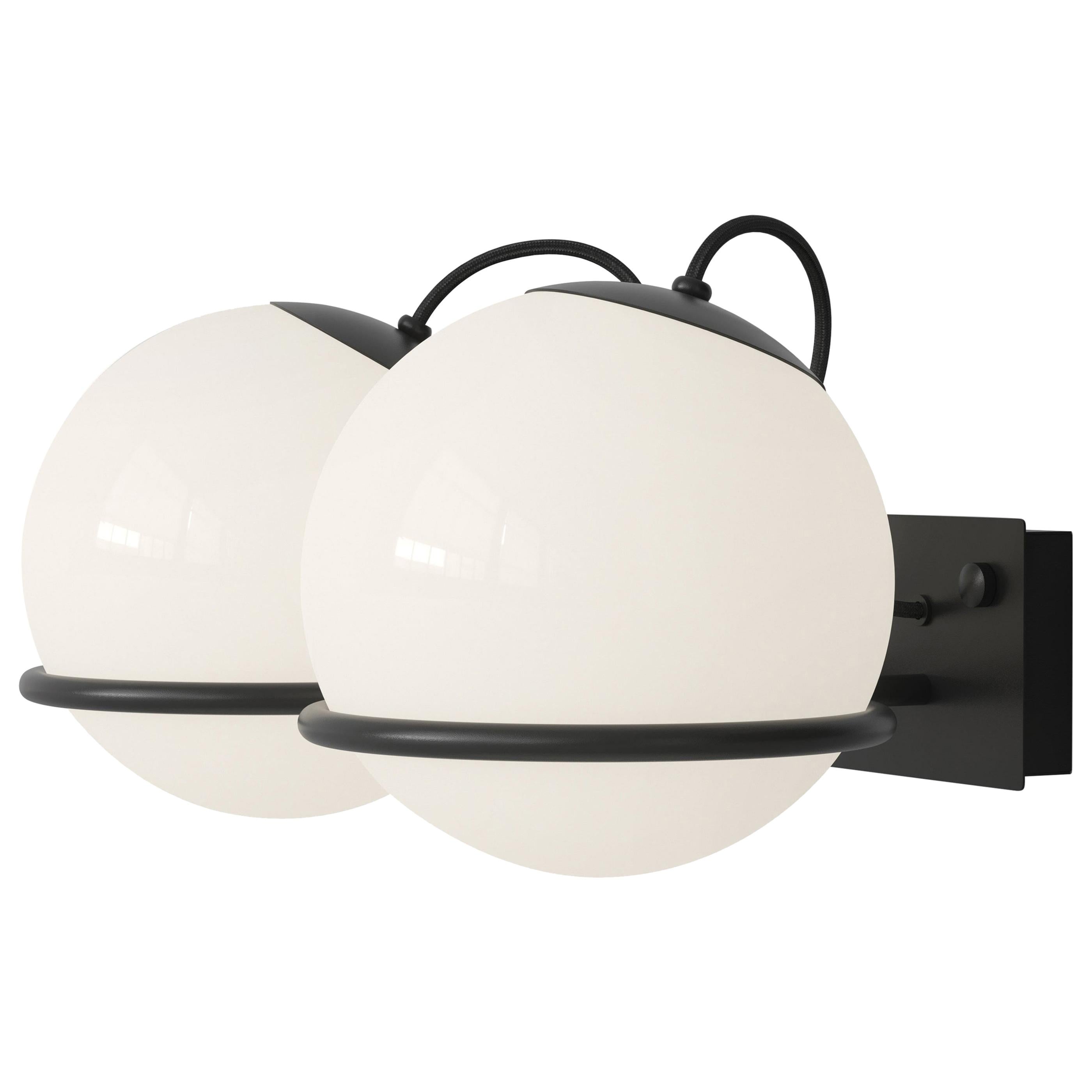 Lampe Gino Sarfatti modèle 237/2, montage noir en vente