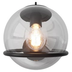 Gino Sarfatti Lamp Model 238/1 Black Transparent Mount