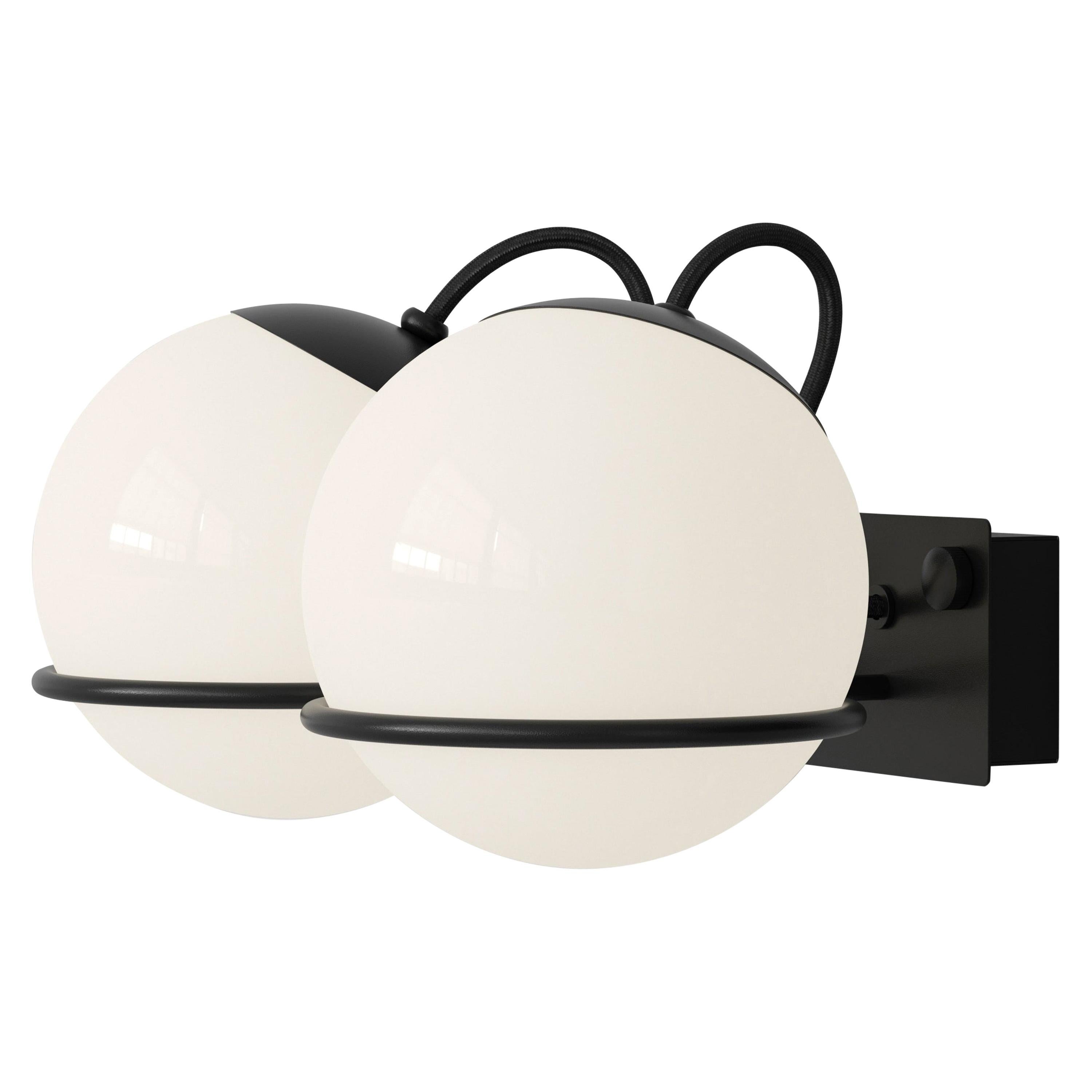 Gino Sarfatti Lampe Modell 238/2, schwarz montiert
