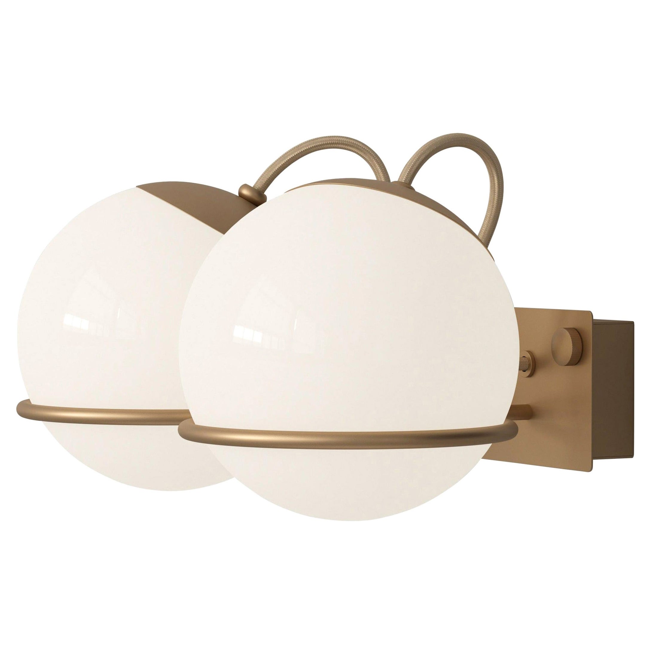 Lampada Gino Sarfatti modello 238/2 con montaggio a champagne