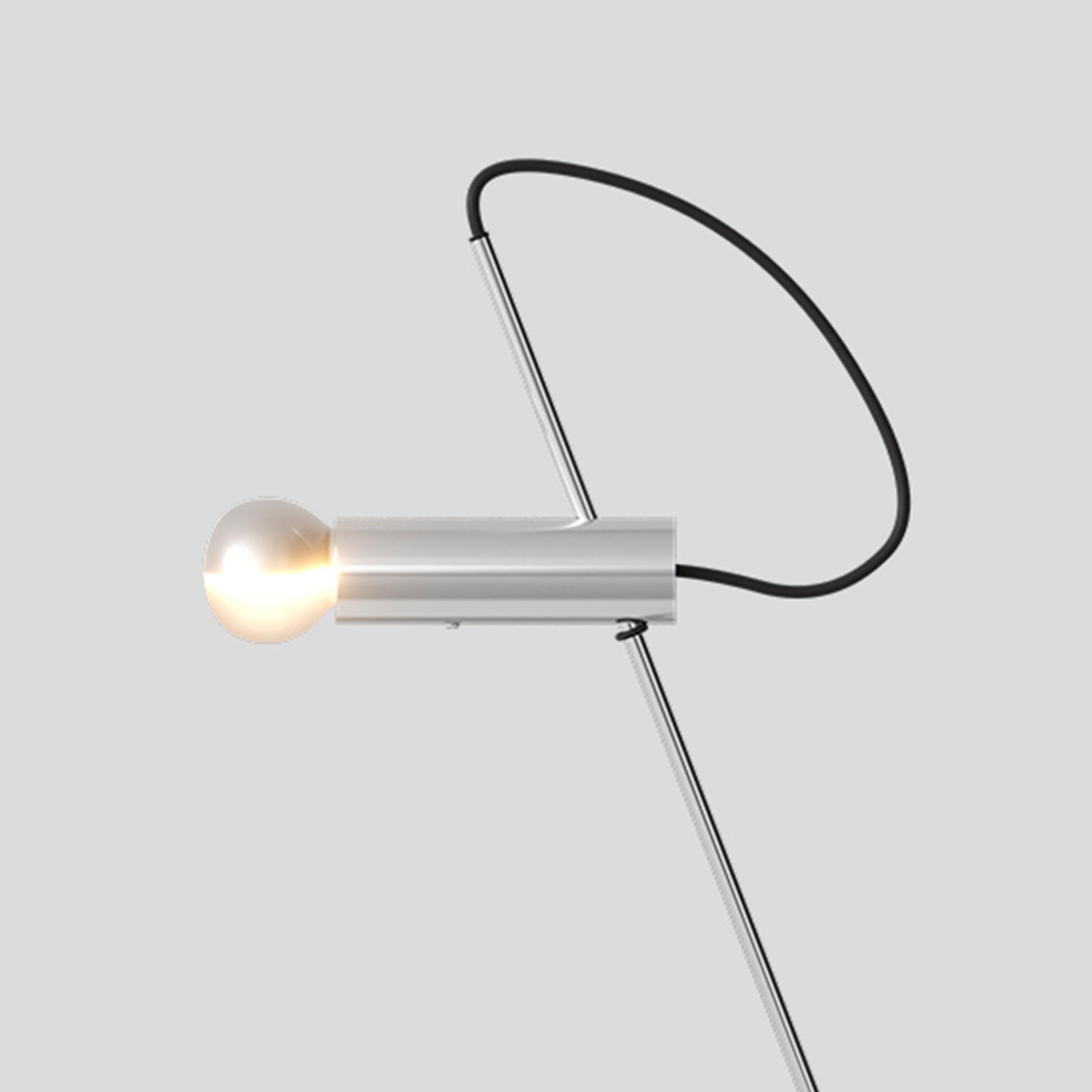 Gino sarfatti lamp model 566 by Astep
Brass structure, black reflector, white marble.
Manufactured by Astep

Model 566
Design by Gino Sarfatti
In its refined simplicity, Model 566 stands out owing to the combination of rich materials and ingenious,
