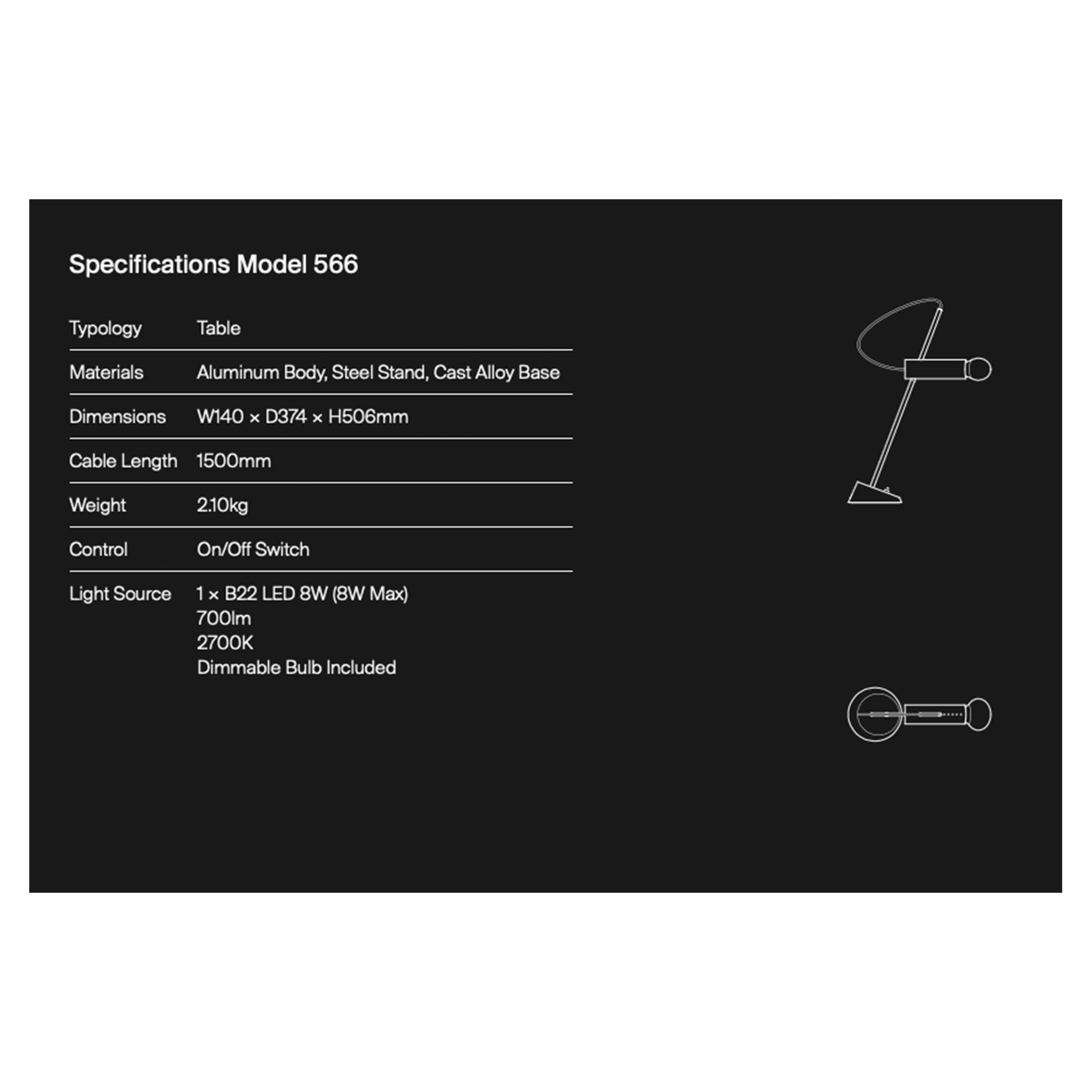 Gino Sarfatti Lamp Model 566 by Astep For Sale 1