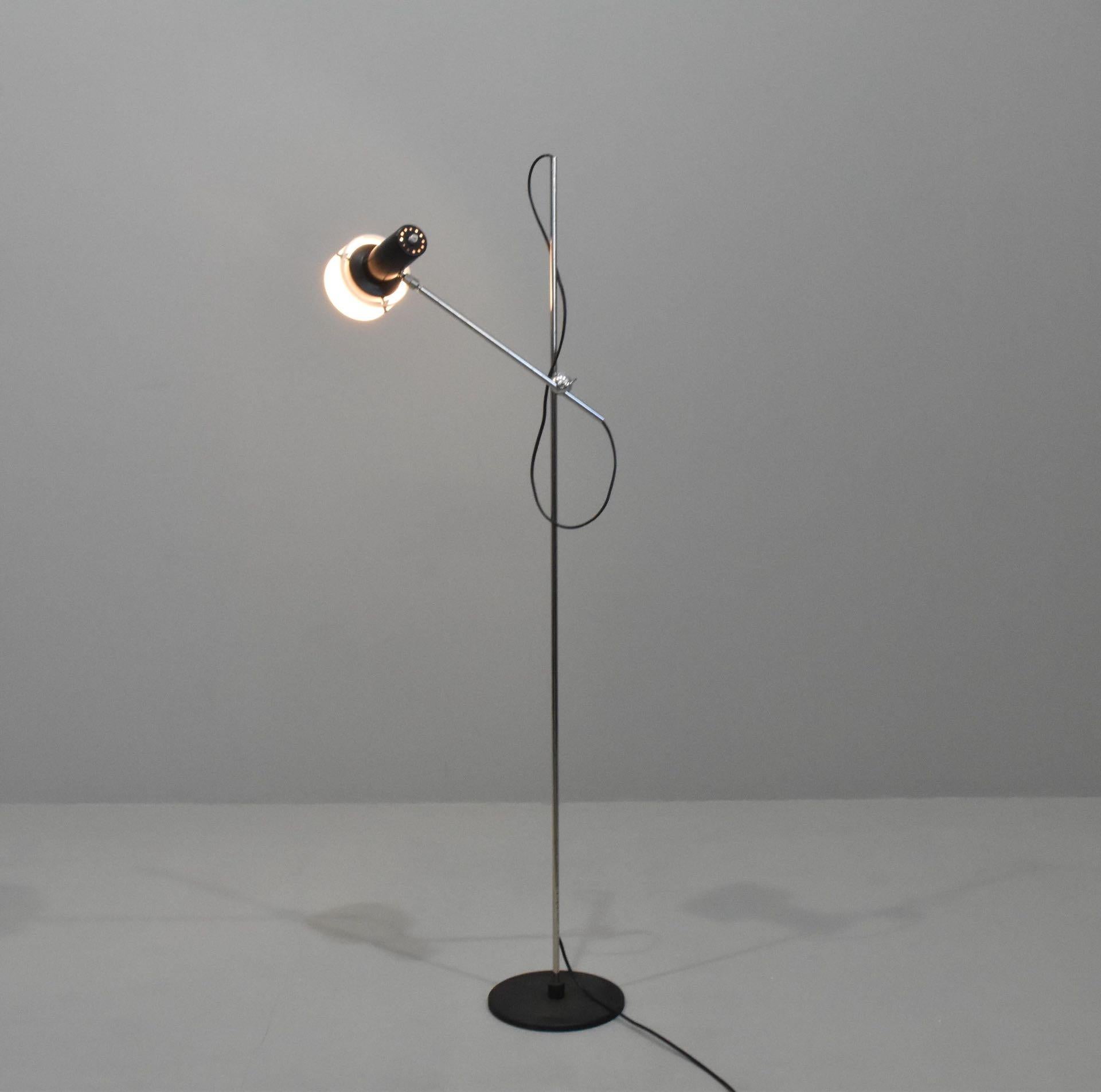 Aluminum Gino Sarfatti Mod. 1083 Floor Lamp for Arteluce, Italy, 1962 For Sale