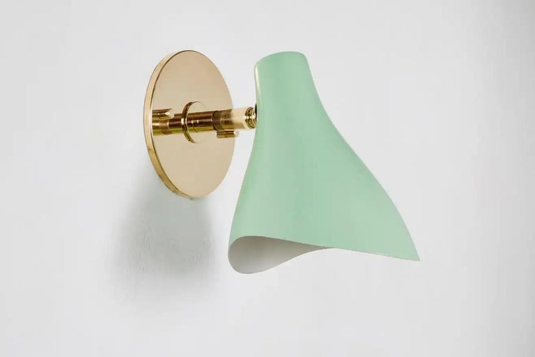 Gino Sarfatti Model #10 Sconce in Green for Arteluce For Sale 5