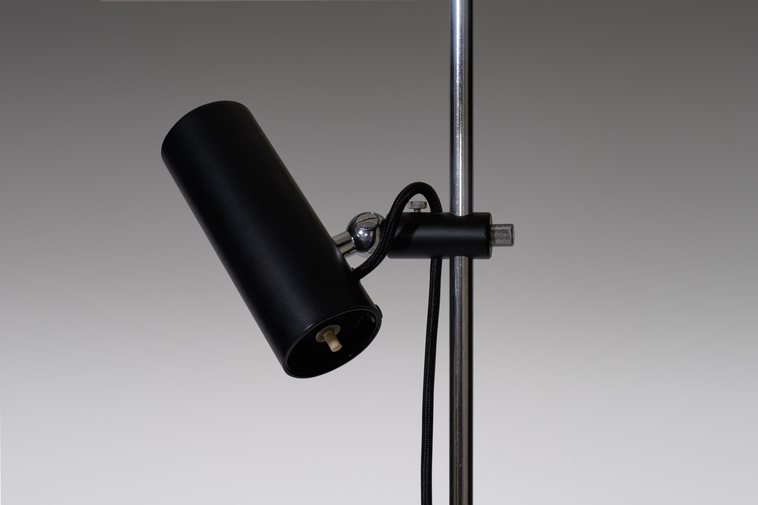 Metal Gino Sarfatti ‘Model 1055’ Adjustable Floor Lamp for Arteluce, Italy, 1950s