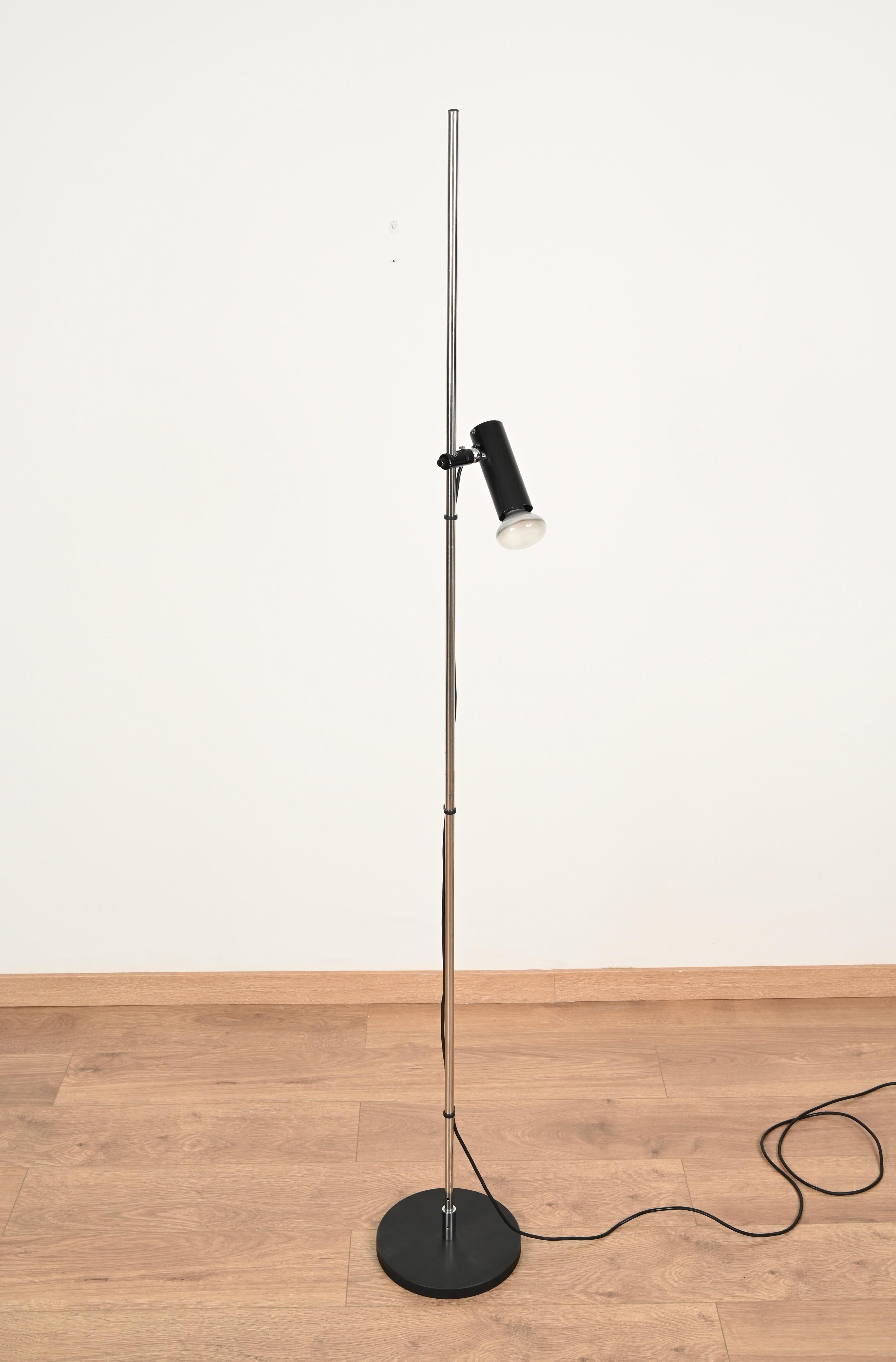 Gino Sarfatti Model No 1055 Lampadaire réglable pour Arteluce, Italie 1955 en vente 5